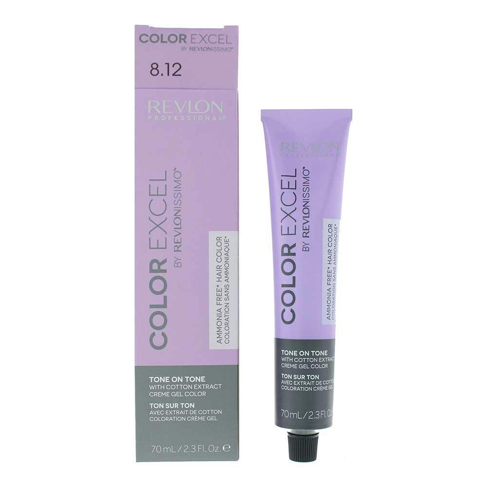 Color Excel Light Revlon By Revlonissimo 8.12 Ash Iridescent Blonde Hair Colour 70Ml