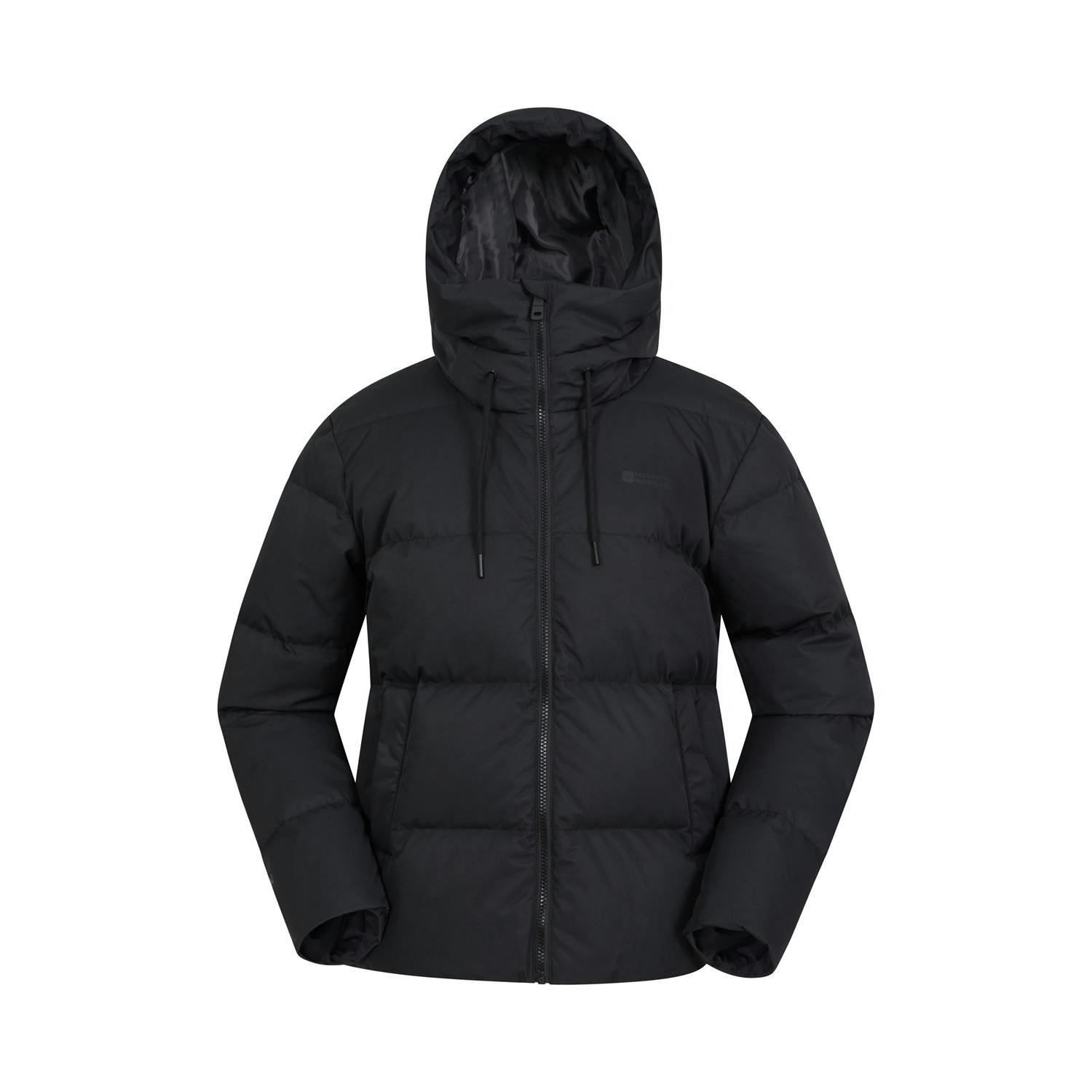 Mountain Warehouse Women's Black / Cosy Extreme Short Down Jacket - 14 Uk - 70% Polyester/30% Duck Down