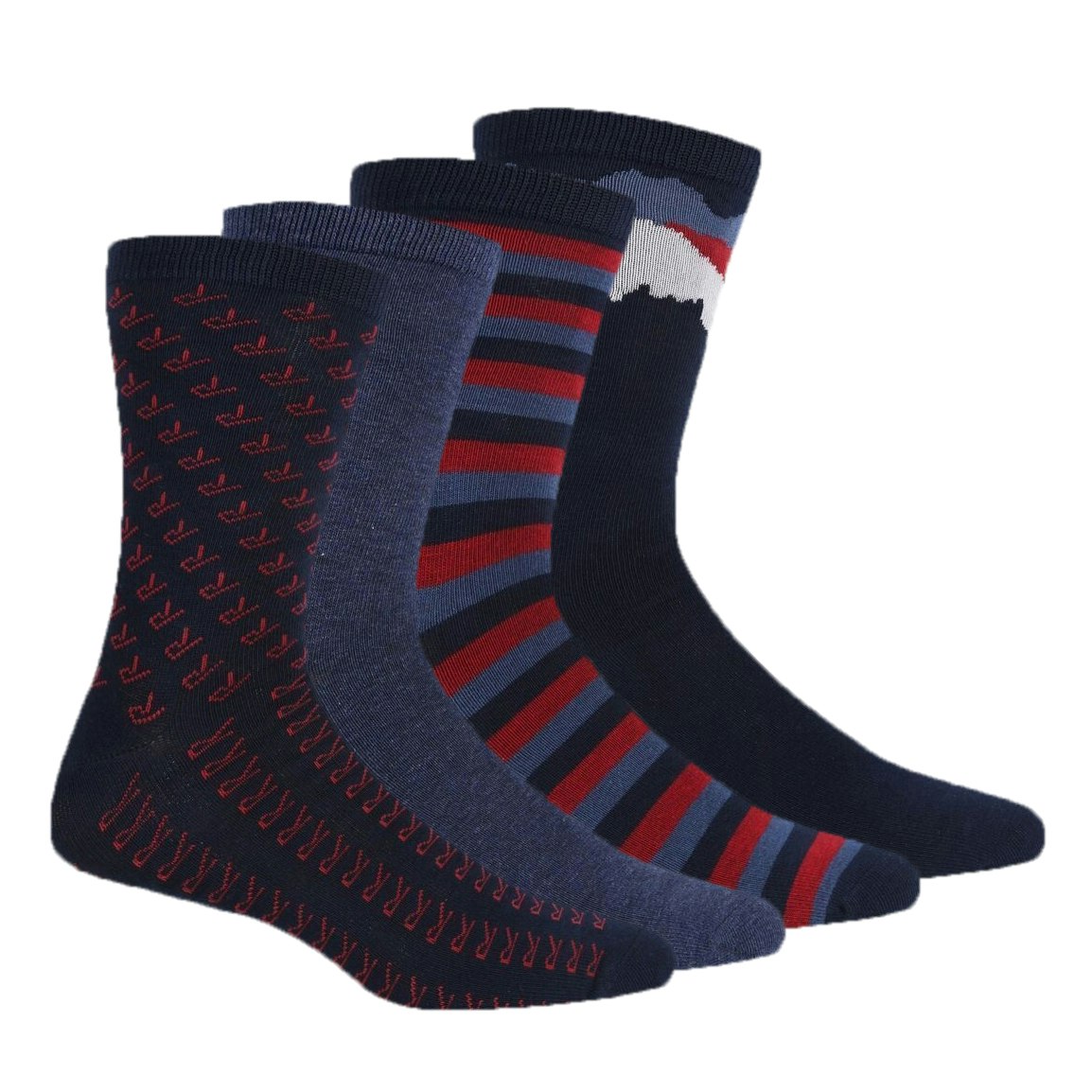Regatta Men's Dark Lifestyle Socks (Pack Of 4) - Denim - Denim Size 6