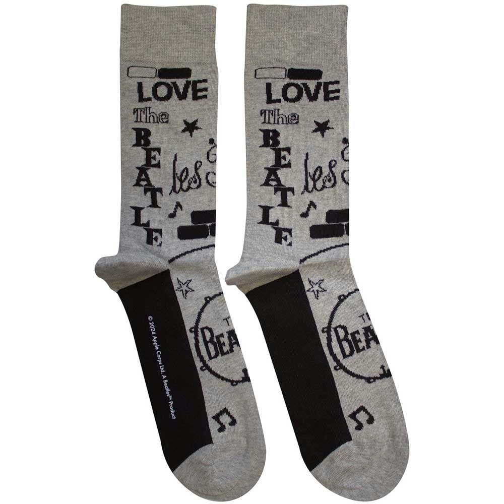 Paradiso Clothing Unisex Grey The Beatles Cavern Ankle Socks