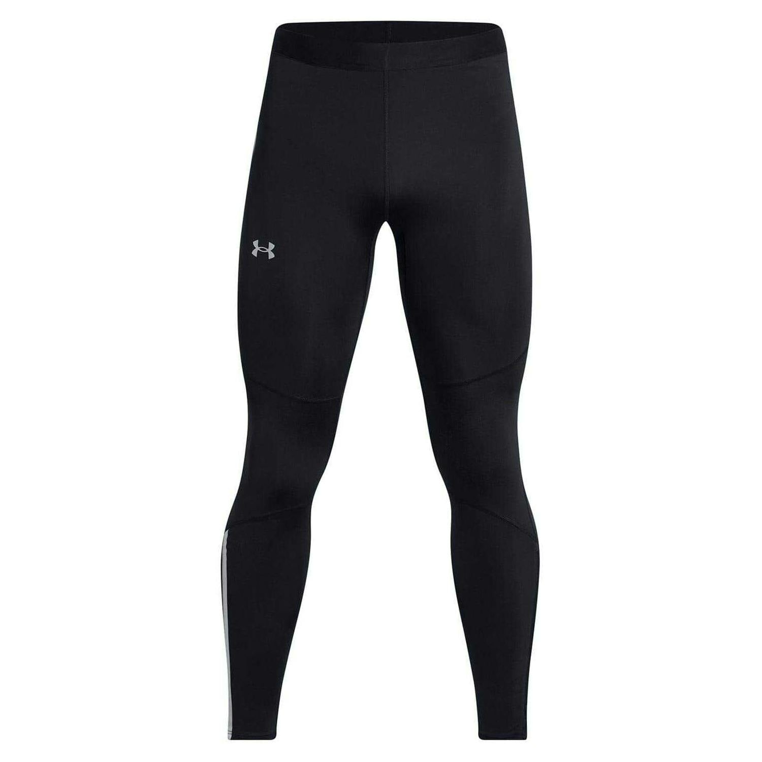 Under Armour Men's Black Launch Reflective Detail Running Leggings - Xxl R - 77% Polyester/23% Elastane