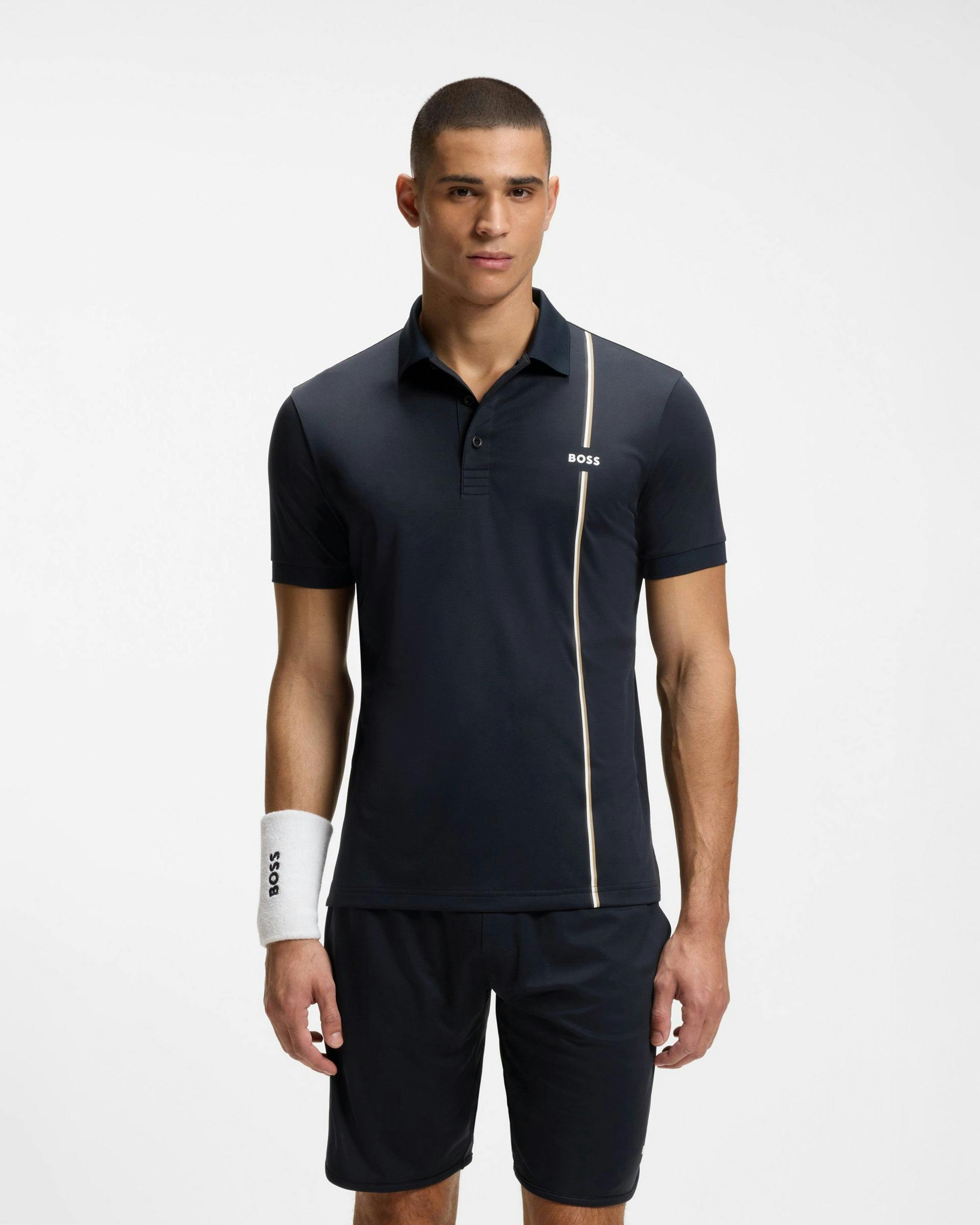 Boss Men's Green/Dark/Blue Toc Game Polo Shirt - 402 - 402 - Xl