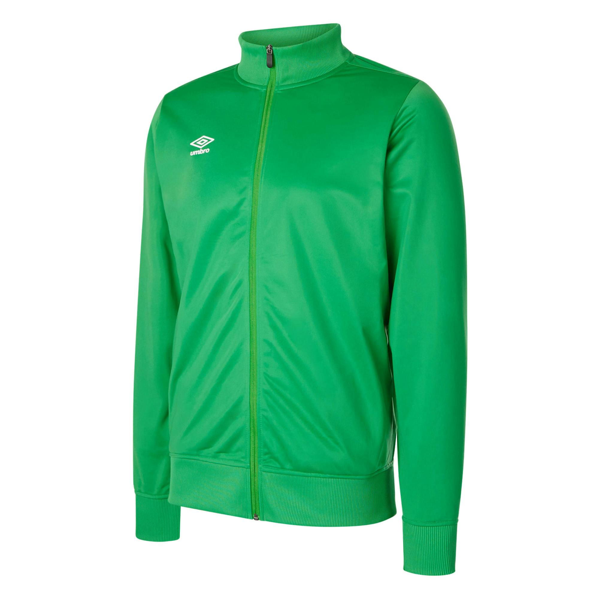Umbro Childrens/Kids Club Essential Jacket - Emerald - 13 Years - Emerald - 100% Polyester
