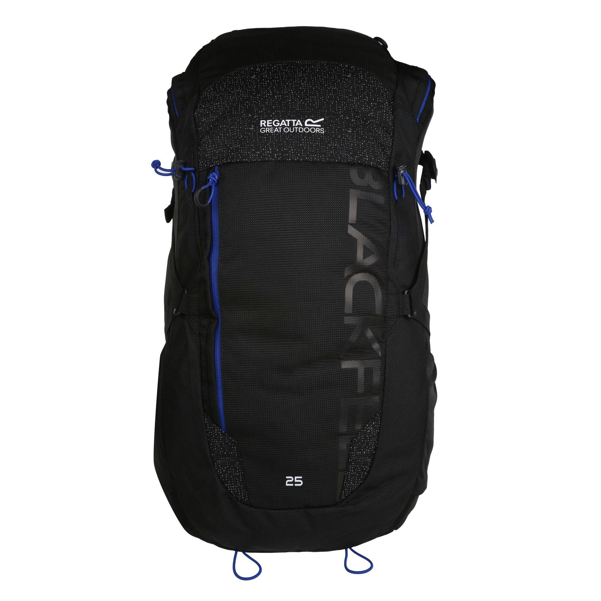 Regatta Unisex Blackfell III 25L Rucksack (Black/Surfspray Blue) - Multicolour - One Size - Image 2