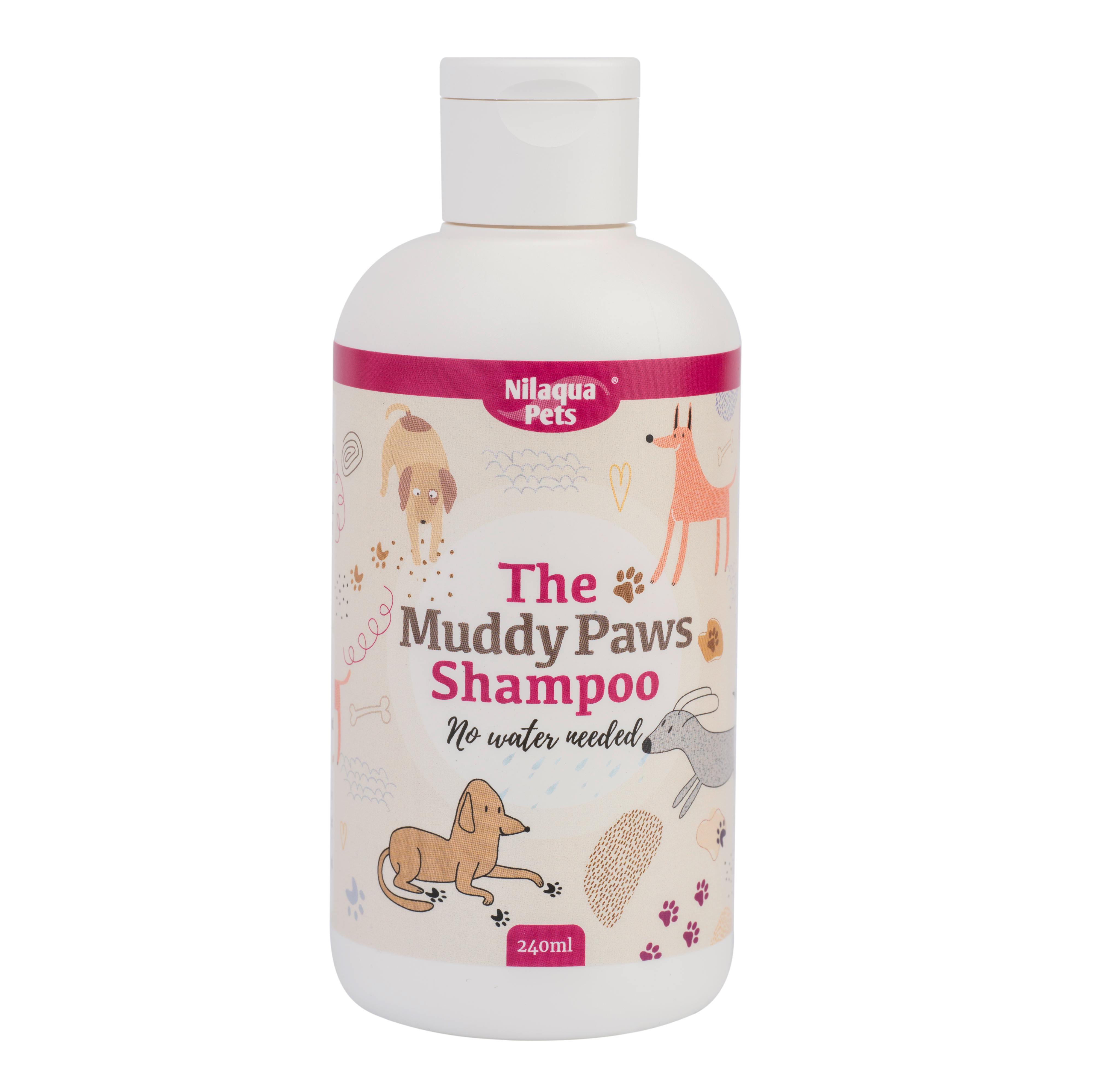 Nilaqua The Muddy Paws No Rinse Shampoo 240Ml - 1 - 240Ml