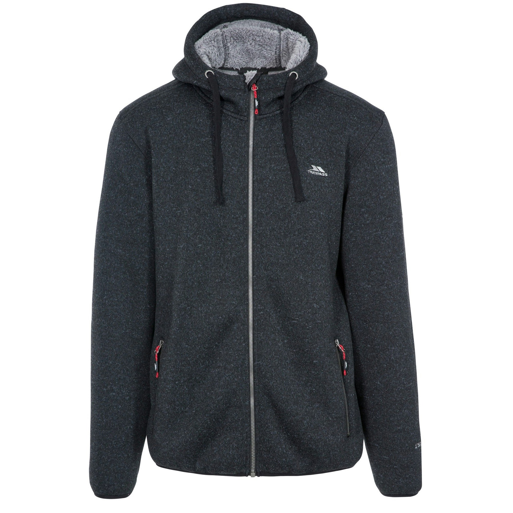 Trespass Men's Black Tableypipe Fleece Jacket - Marl - Marl - Small