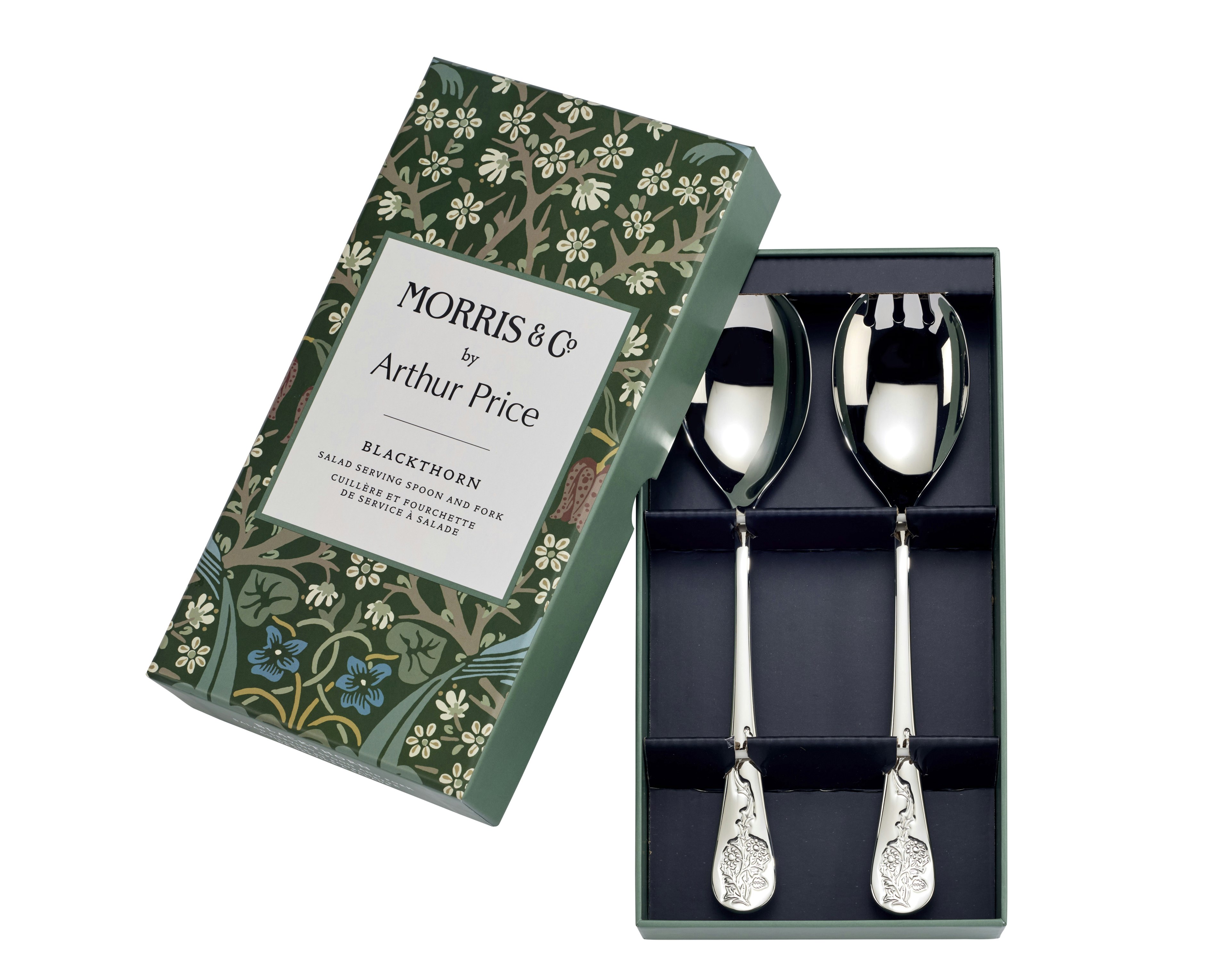 B&Q - By Arthur Price Blackthorn Boxed Salad Serving Spoon & Fork - Image 3