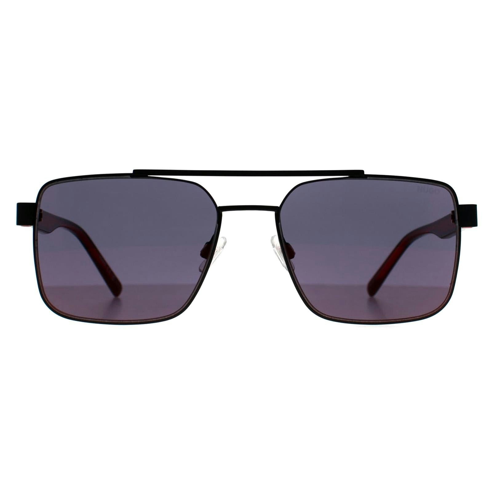Hugo By Hugo Boss Men's Black Hg 1313/S Matte Sunglasses