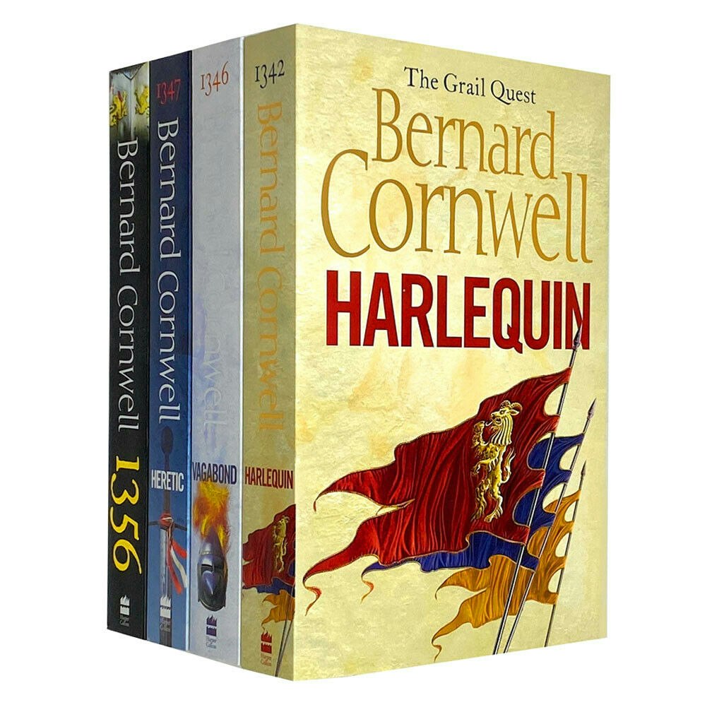 Harpercollins The Grail Quest Collection Bernard Cornwell 4 Books Set