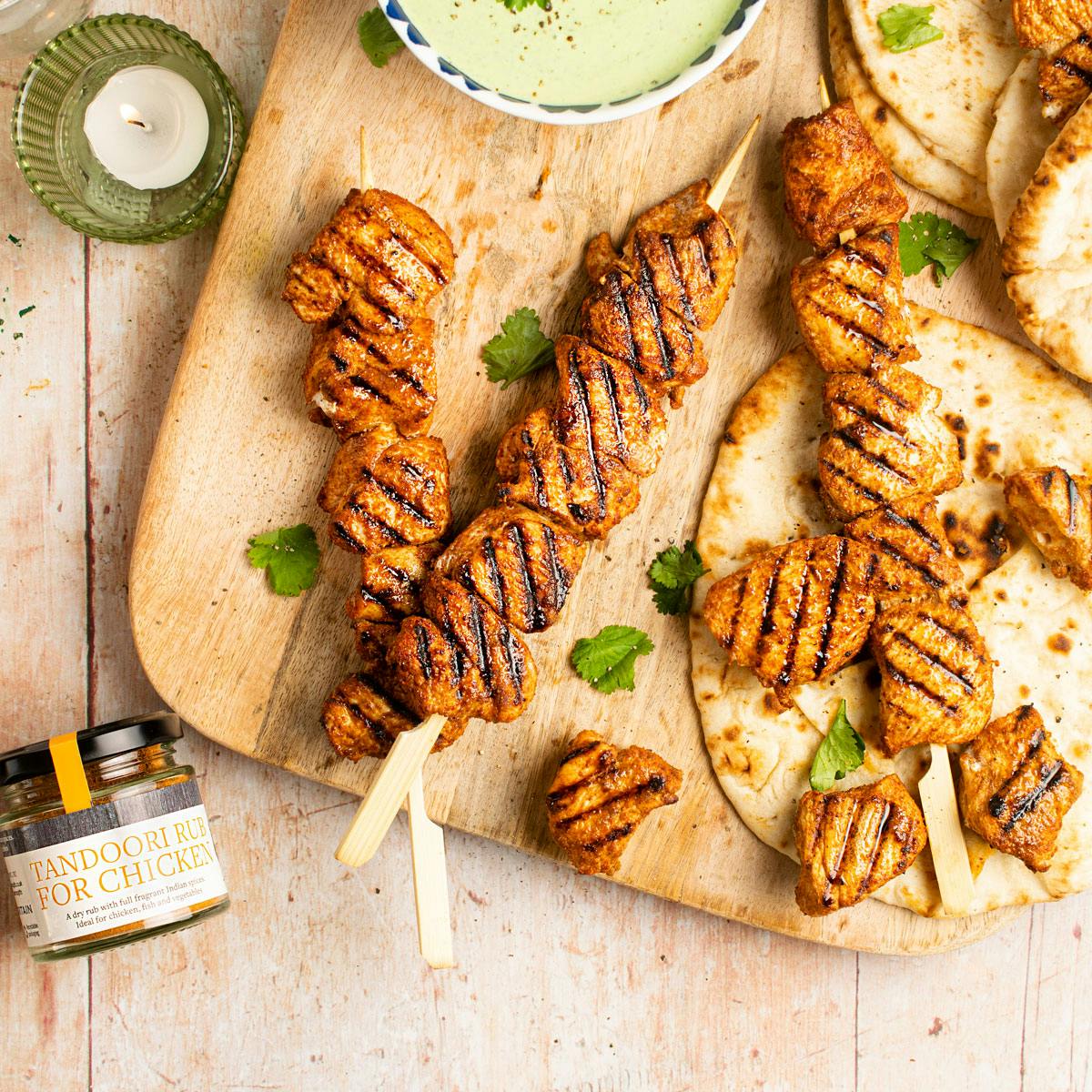 Ross & Ross Gifts Dark Tandoori Seasoning Rub For Chicken 50G