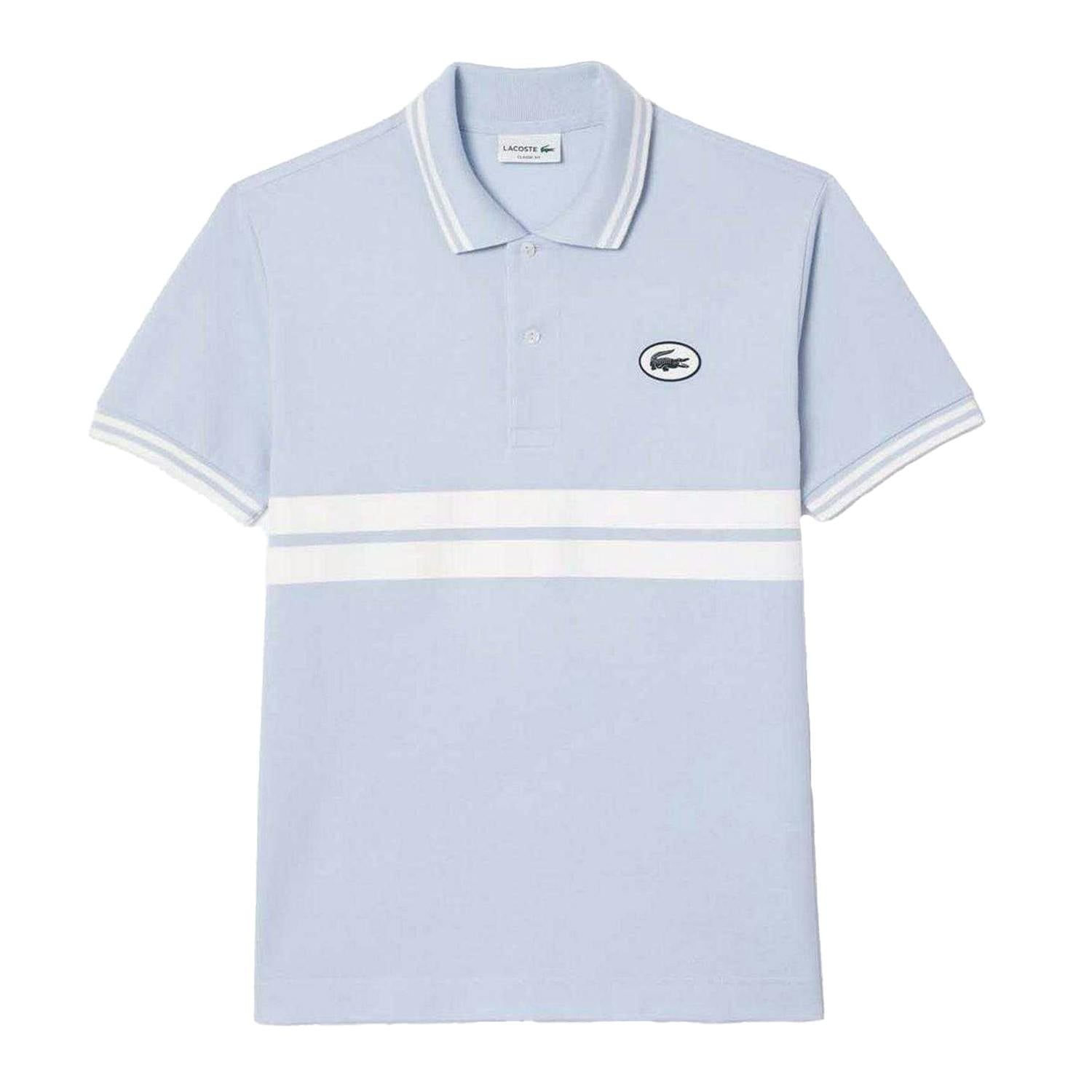 Lacoste Men's Original L.12.12 Striped Organic Cotton Classic Polo Shirt - Multicoloured - Xs - Multicoloured - 100% Mixed
