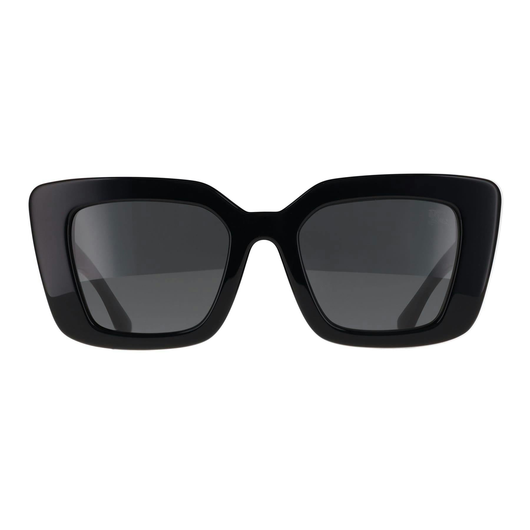 Burberry Women's Black/Grey Be4476 300187 Woman Sunglasses Acetate Cat Eye Normal - Image 8
