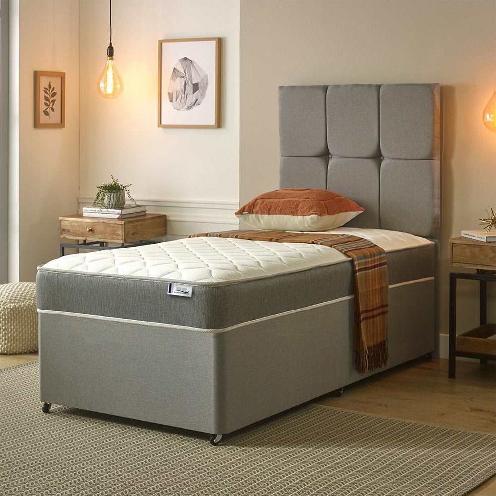 Rackhams Hybrid Mattress - Soft Feel, Memory Foam & Spring Support - 1 - 2Ft6 Shorty Small Single Mattress (75Cm X 175Cm) - Mattress