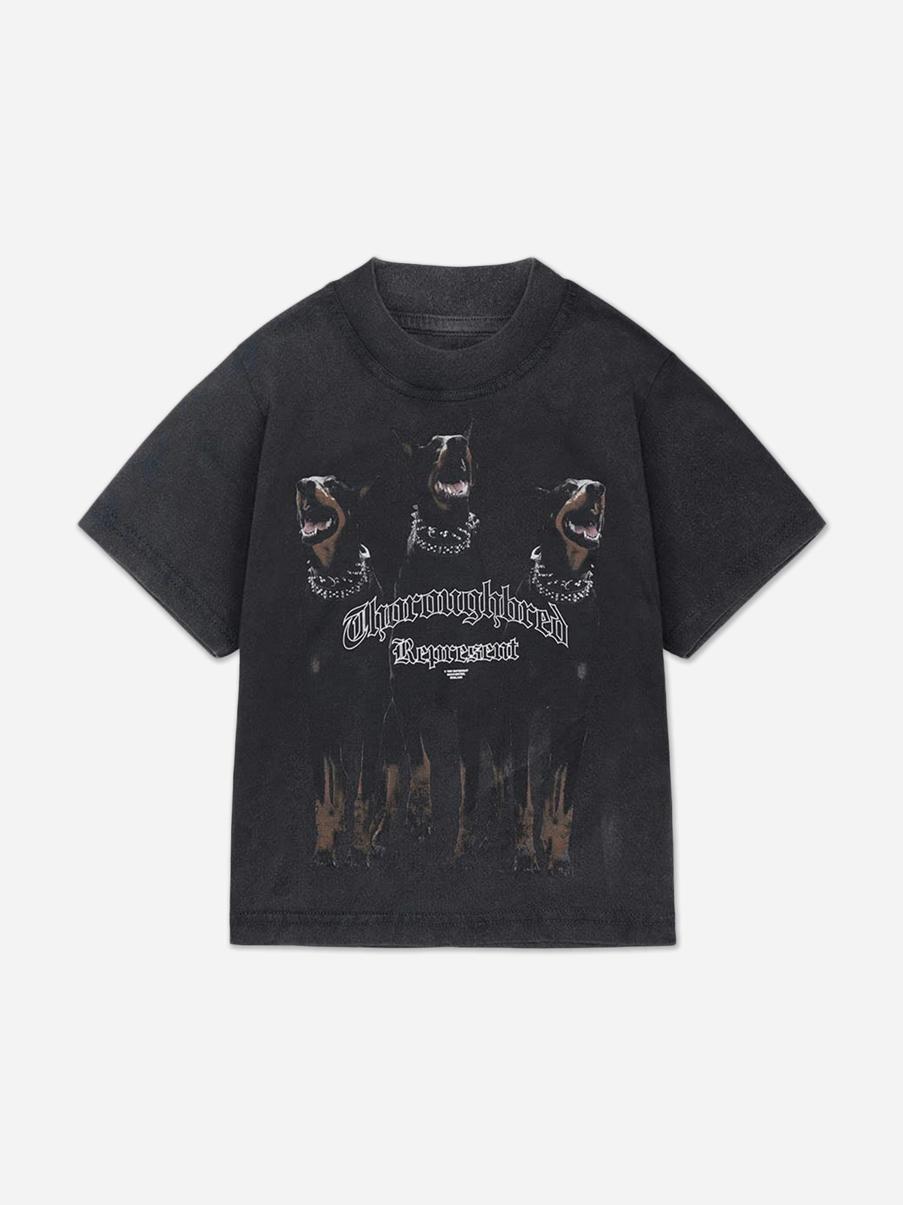 Represent  Infant Thoroughbred T-Shirt, Distinctive Graphic - Black - 3-4Y - Image 4