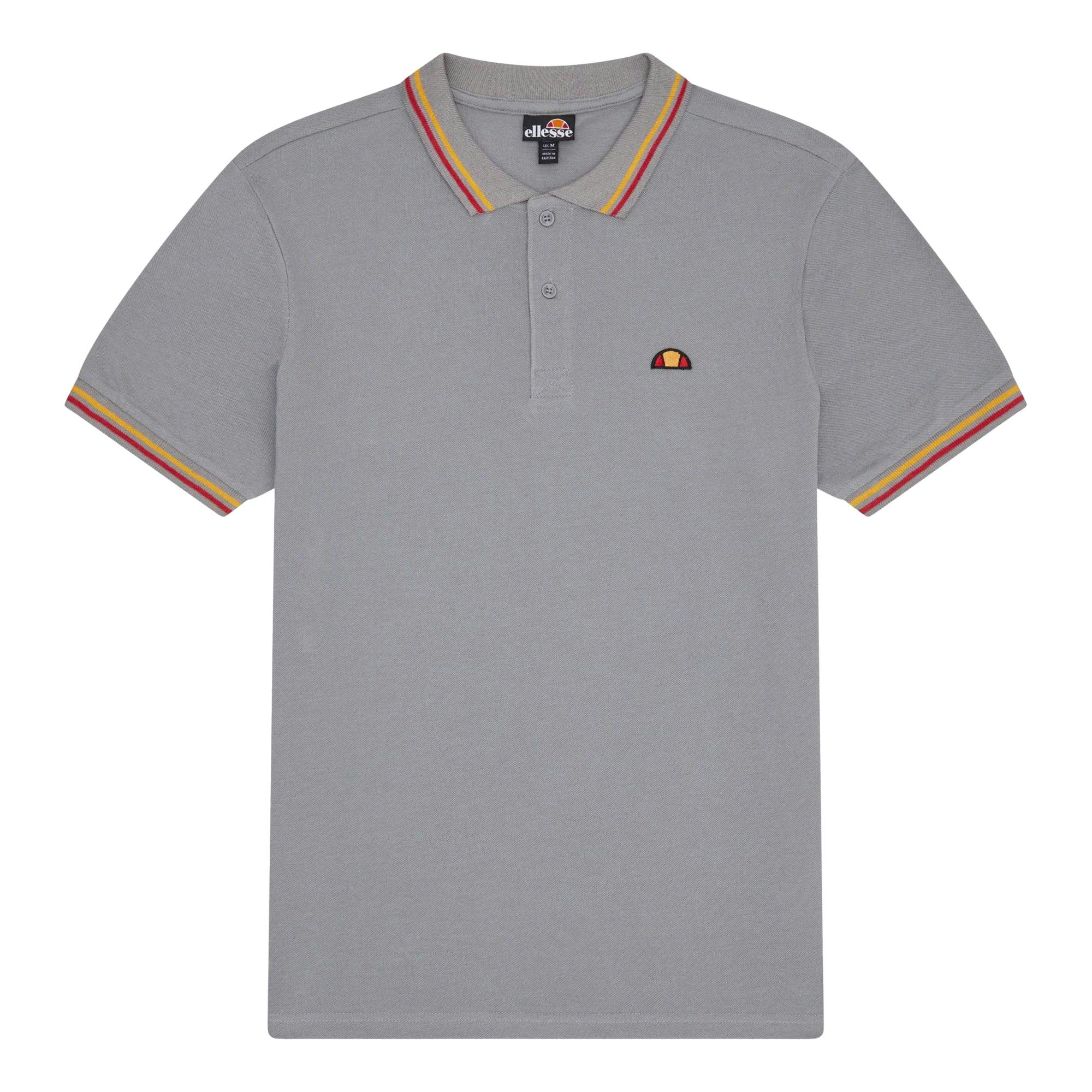 Ellesse Men's Grey Rooks Polo Shirt - Xs - 100% Cotton
