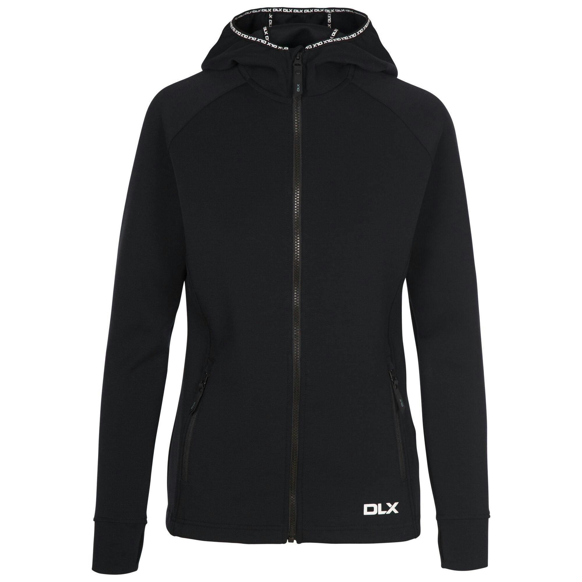 Trespass Women's Black Anais Dlx Hoodie - Xl - 81% Polyester/13% Rayon/6% Elastane