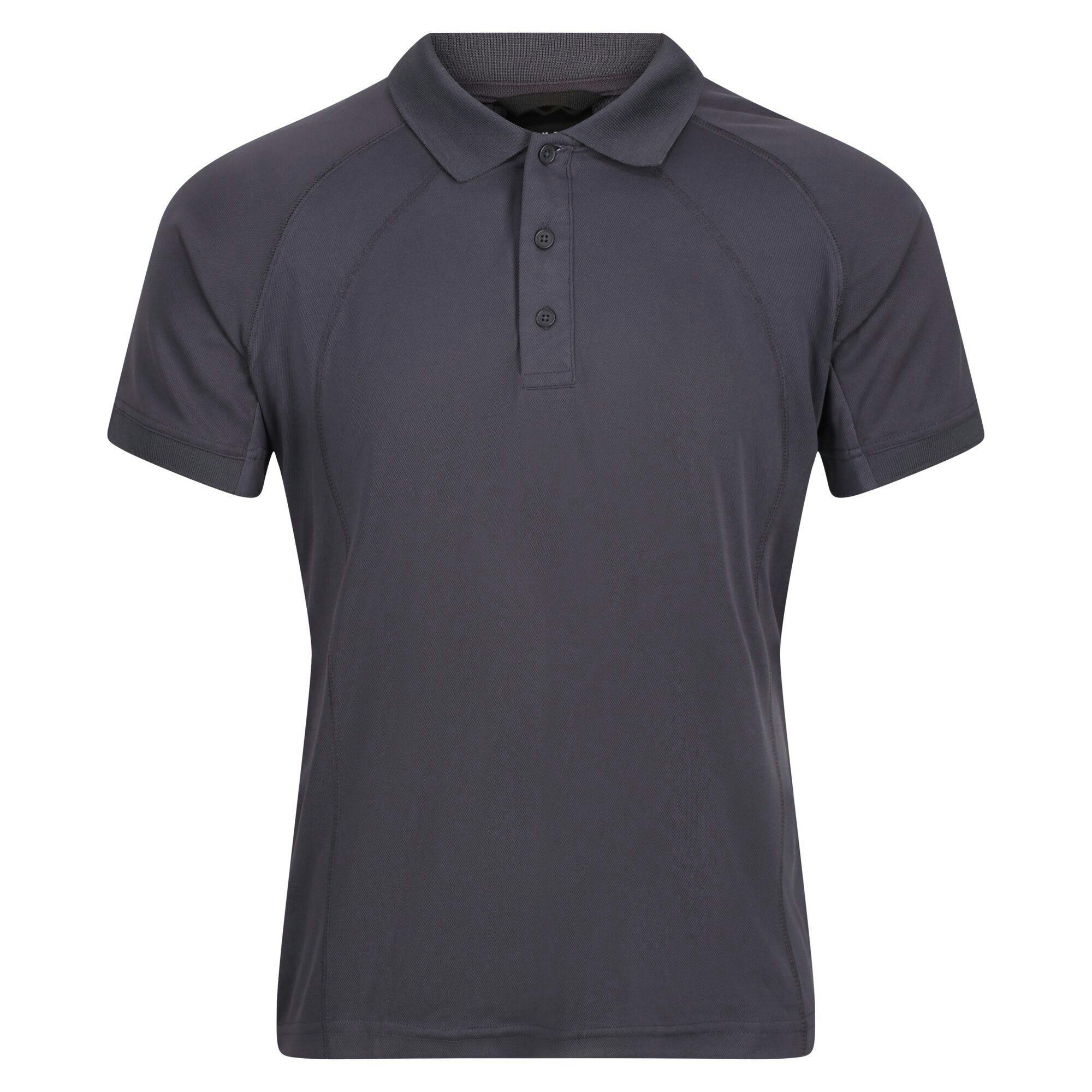 Regatta Men's Professional Coolweave Short Sleeve Polo Shirt - Iron - Iron - Xl - 100% Polyester