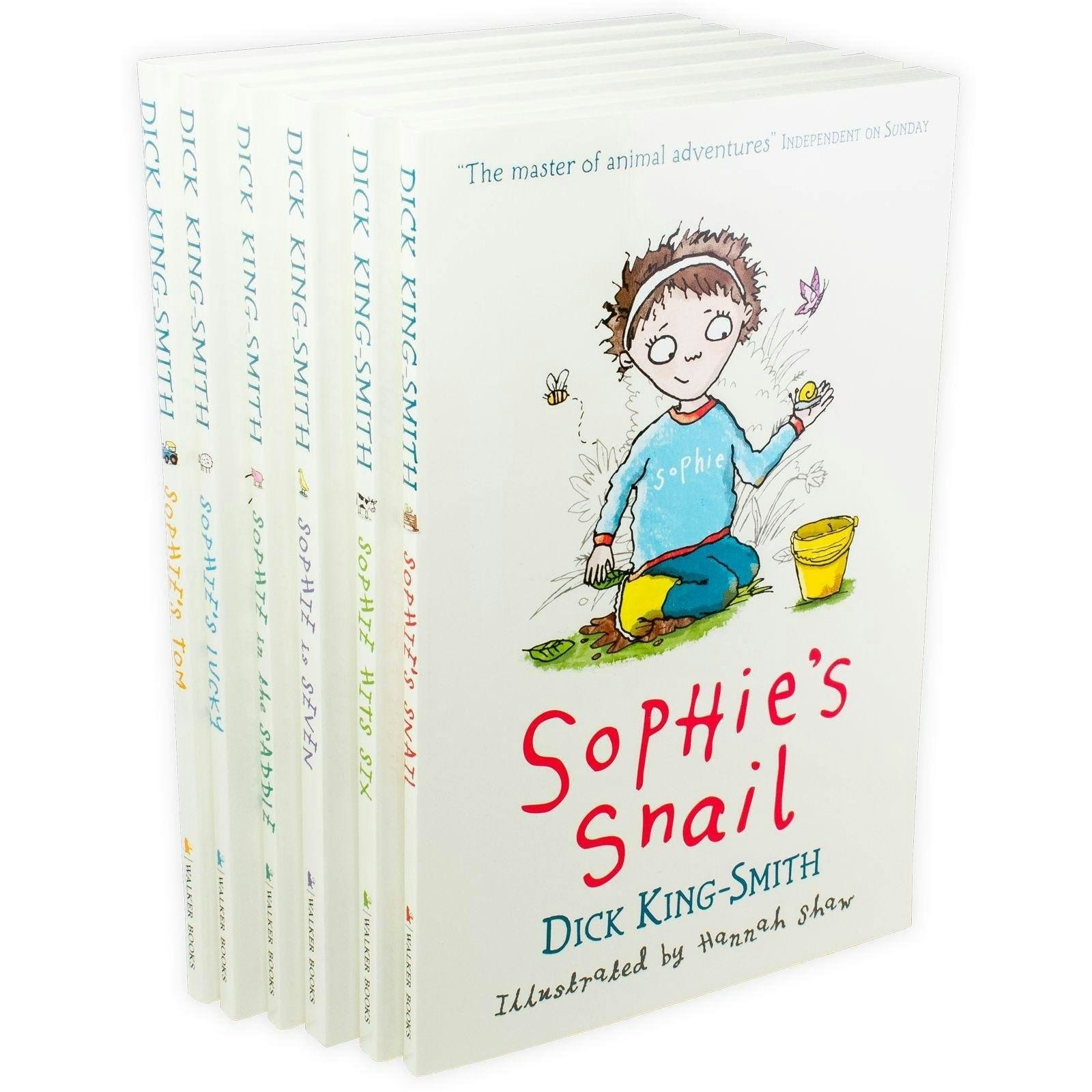 Walker Books Girls Dick King Smith Collection Sophies Animal Adventure 6 Book Set Sophies Snail Sophies Tom Sophie H..