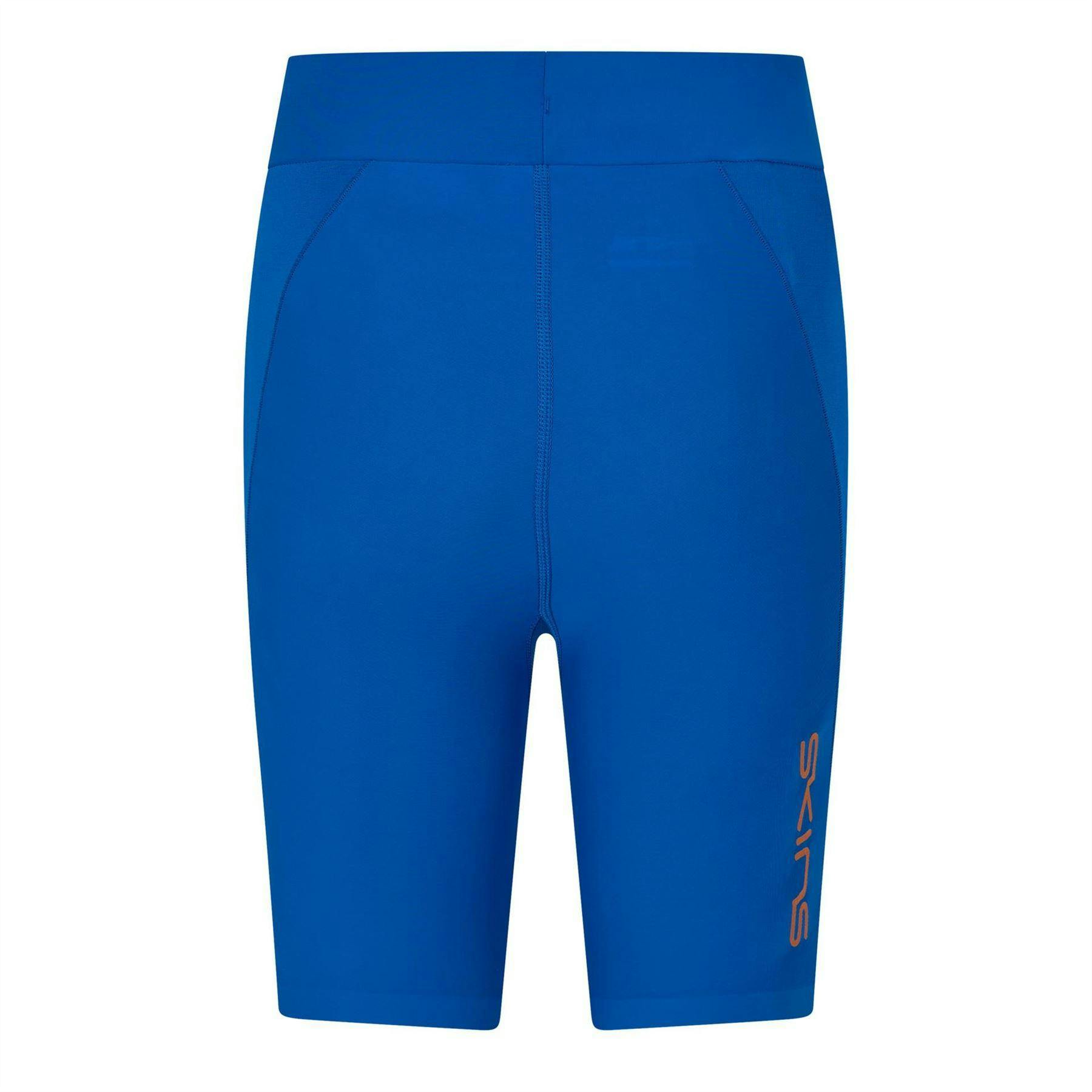 Skins Women's Blue Series-5 Fitted Compression Shorts - 8 Uk - 76% Nylon/24% Elastane
