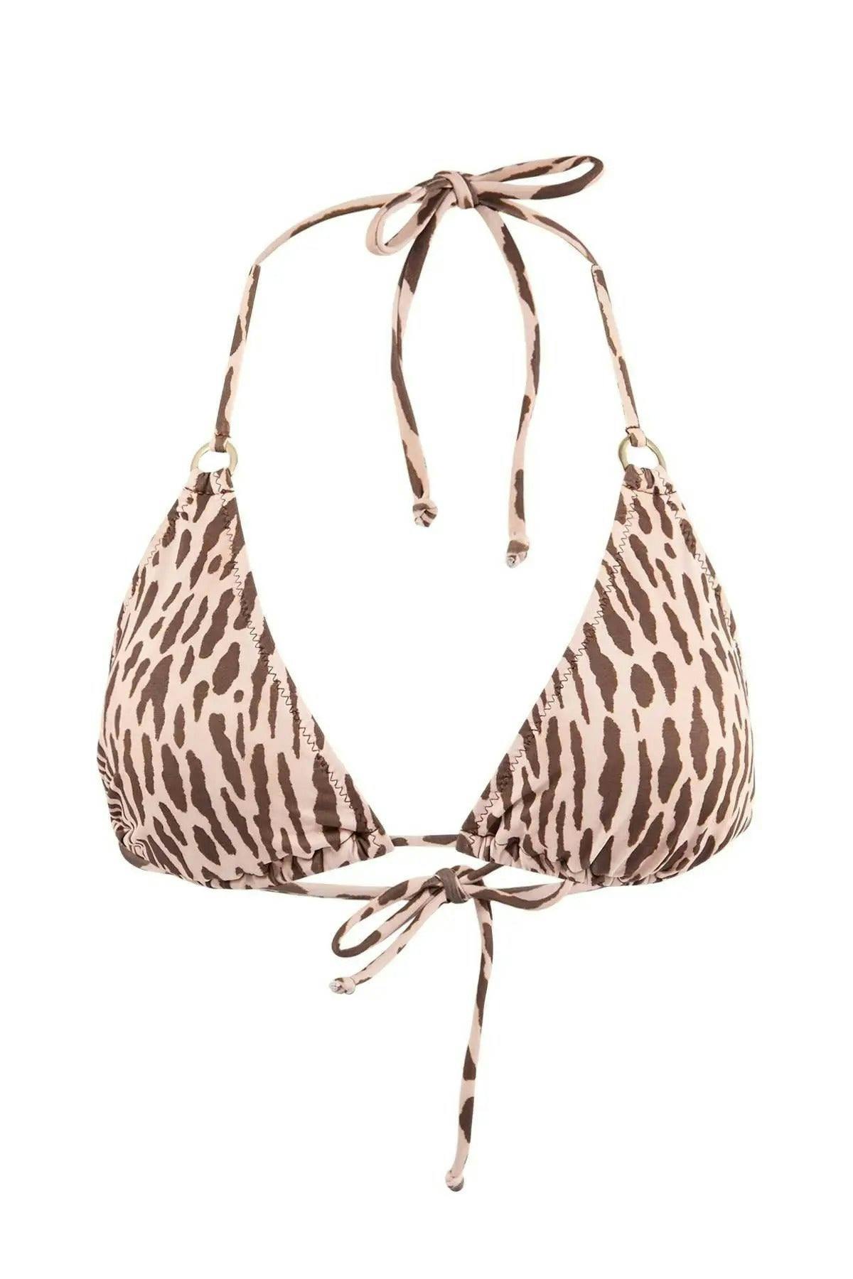 Wovcor Triangle-Shaped Bikini Top With Accessories - Multi - 12.0