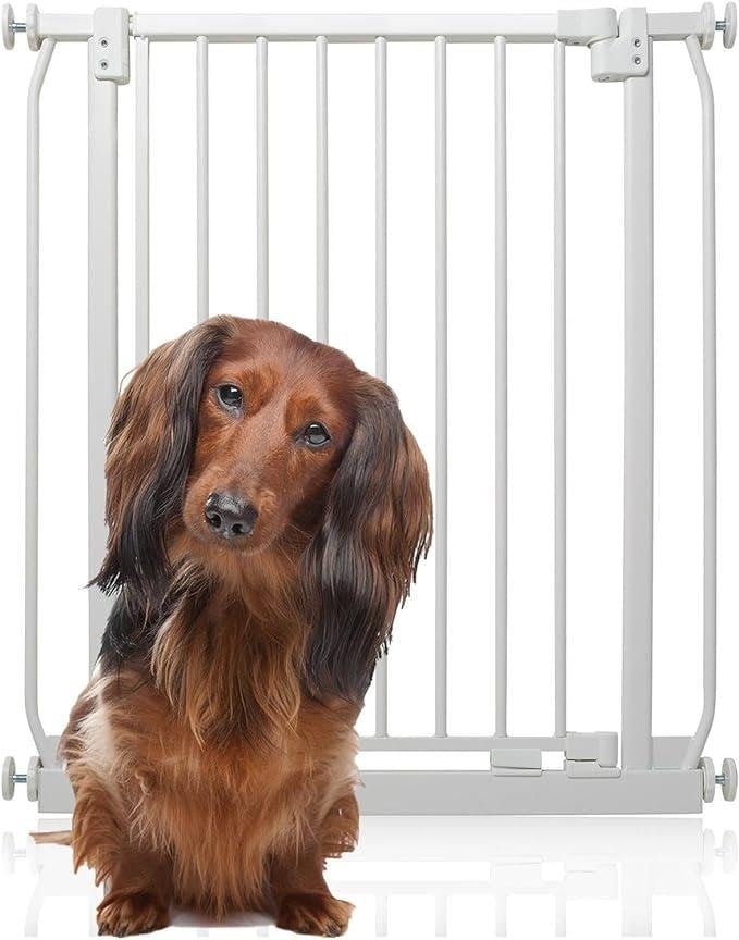 Bettacare Elite Pressure Dog Gate Narrow, 65.5cm - 74.5cm, Matt White, Narrow Pressure Fit Pet Gate for Dog and Puppy, Pet and Dog Barrier, Easy Installation - Image 2