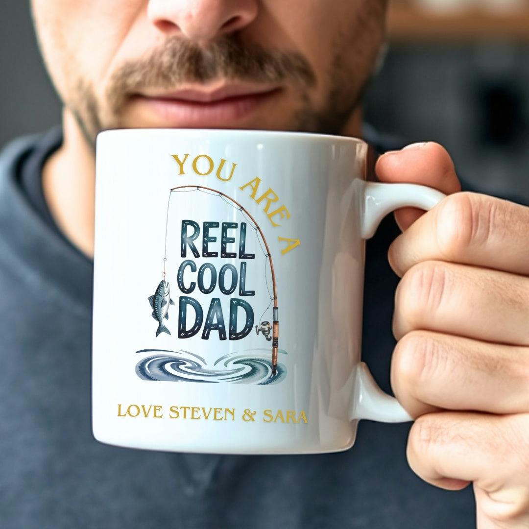 Rackhams Personalised Reel Cool Dad Mug Gift | Dad Father's Day Gift