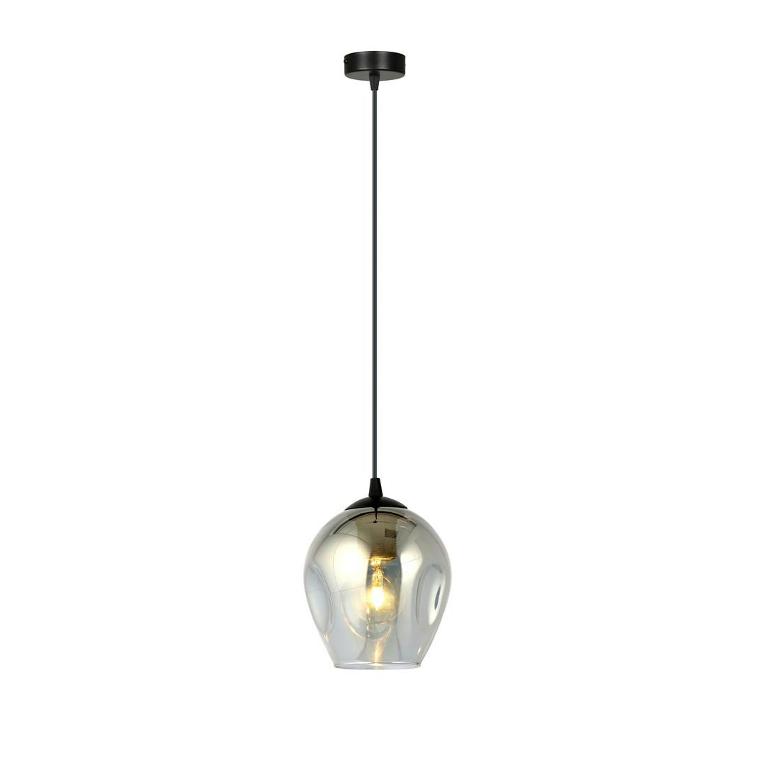 Emibig Black Istar Pendant Lamp 1 X E27 With Graphite Shade