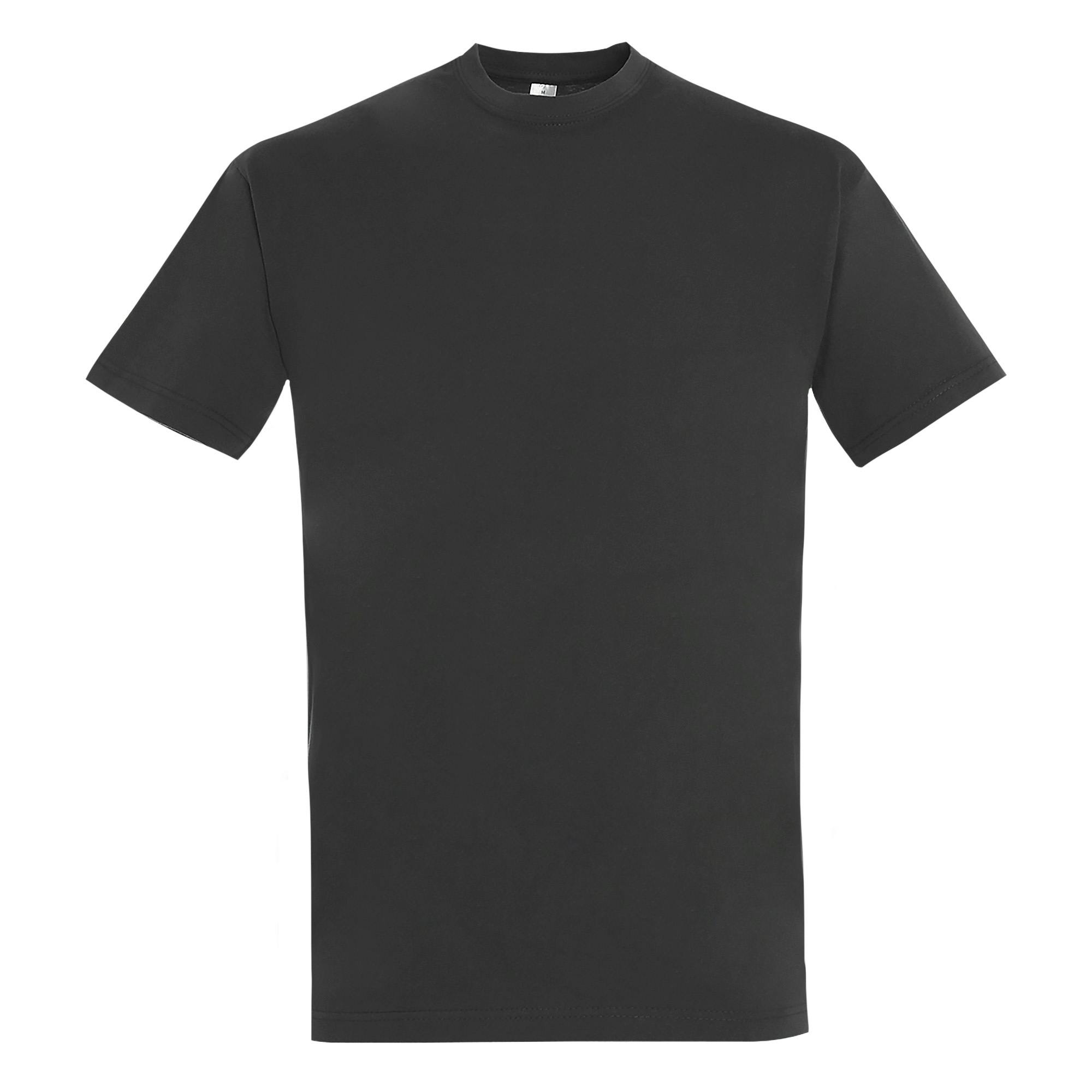 SOLS Mens Imperial Heavyweight Short Sleeve T-Shirt (Mouse Grey) - Multicolour Cotton - Size Small - Image 2