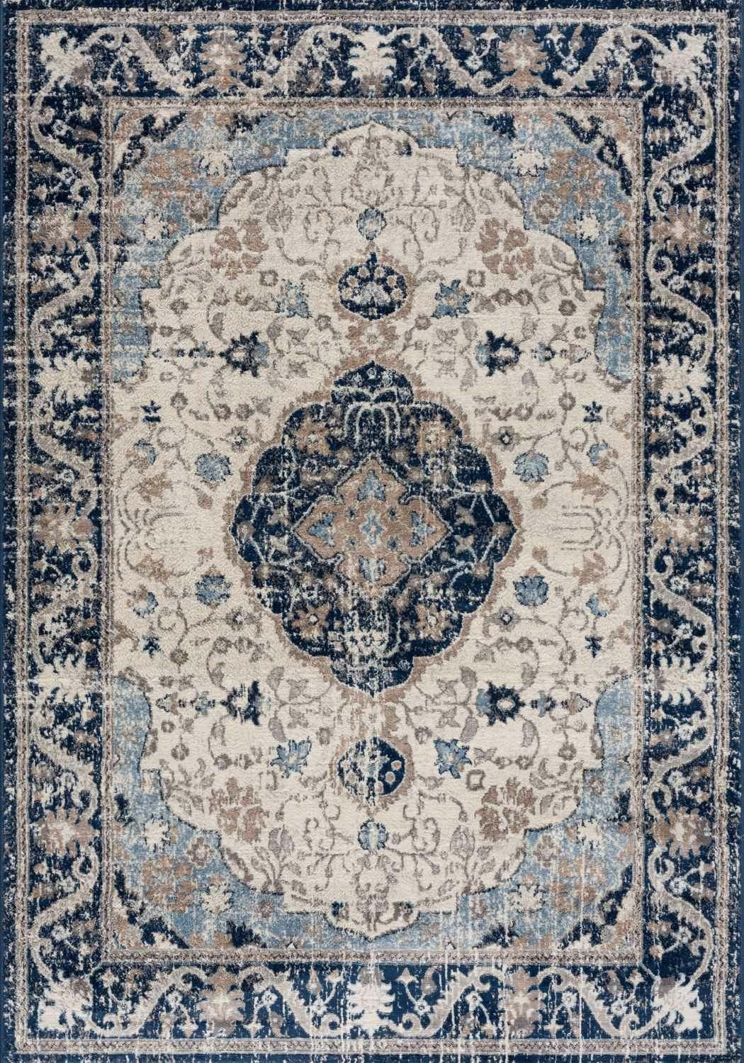 The Rugs Blue Montana Oriental Rug | 3922N - 120X170 Cm
