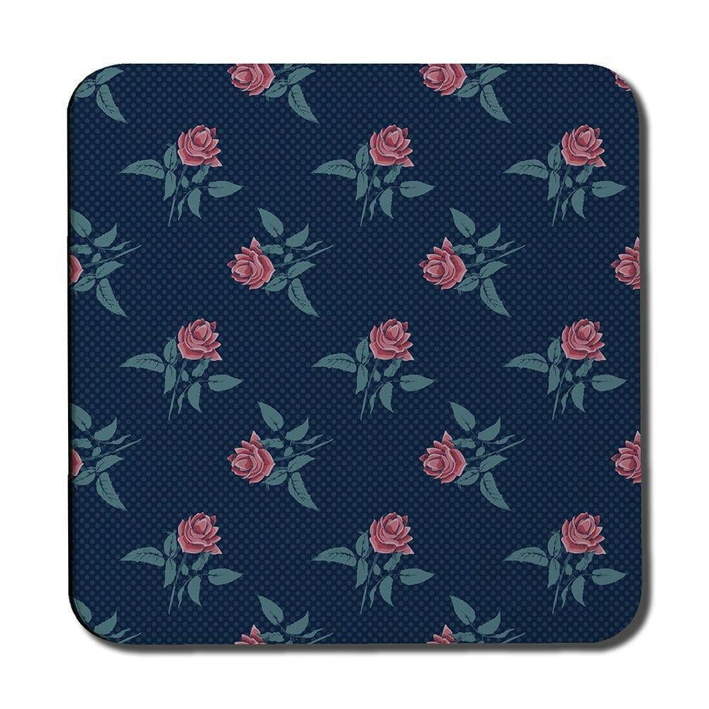 Rackhams Roses & Spots Print (Coaster)