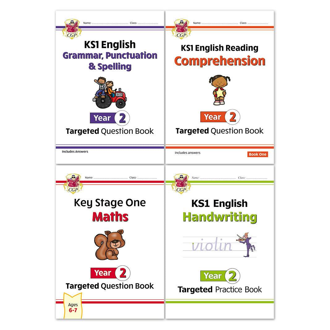 CGP KS1 Year 2 Targeted Question Bundle 4 Books Collection Set - Ages 6-7 - PB - Image 4