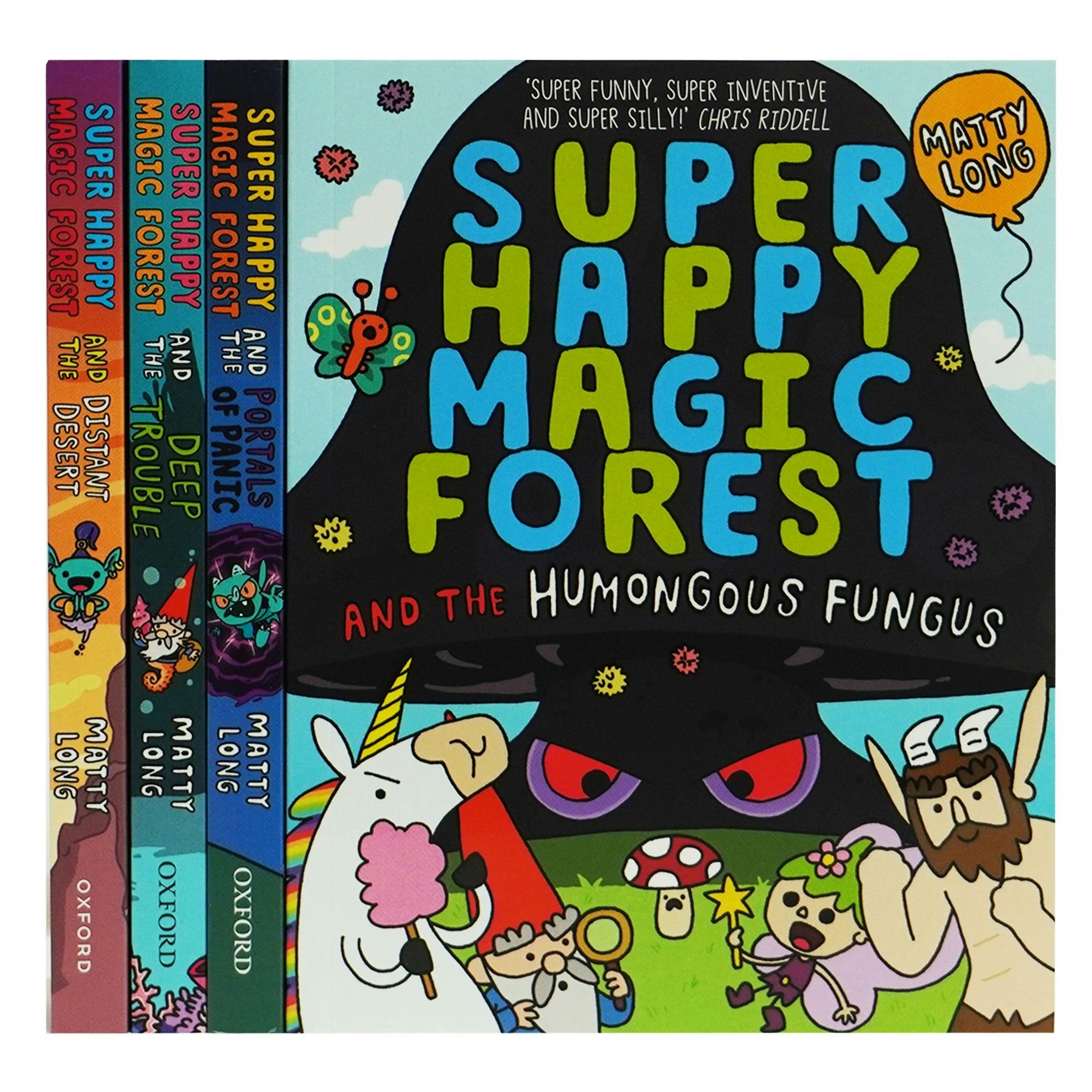 Oxford University Press Super Happy Magic Forest Series By Matty Long 4 Books Collection Set