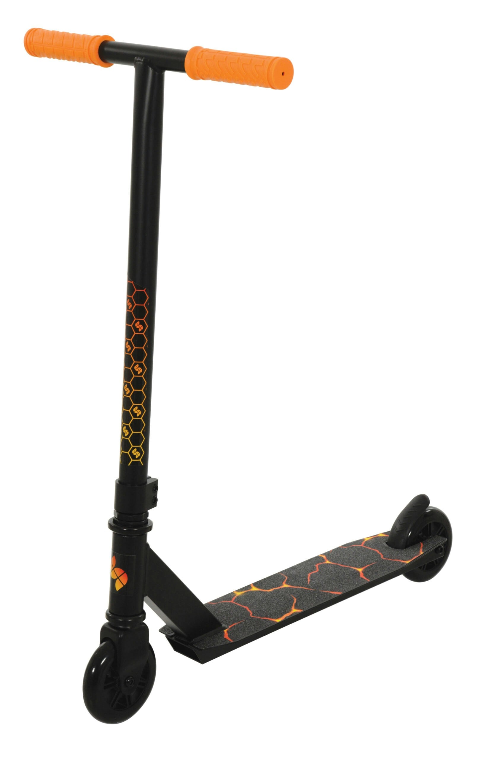 Stunted Black/Orange Vulcan Stunt Scooter