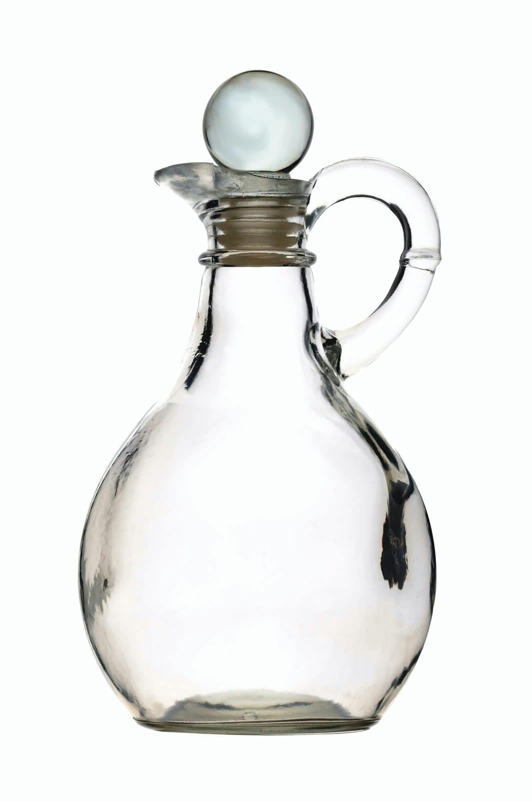 Rackhams Glass Oil / Vinegar Bottle - Clear - Glass - Oil And Vinegar Bottle