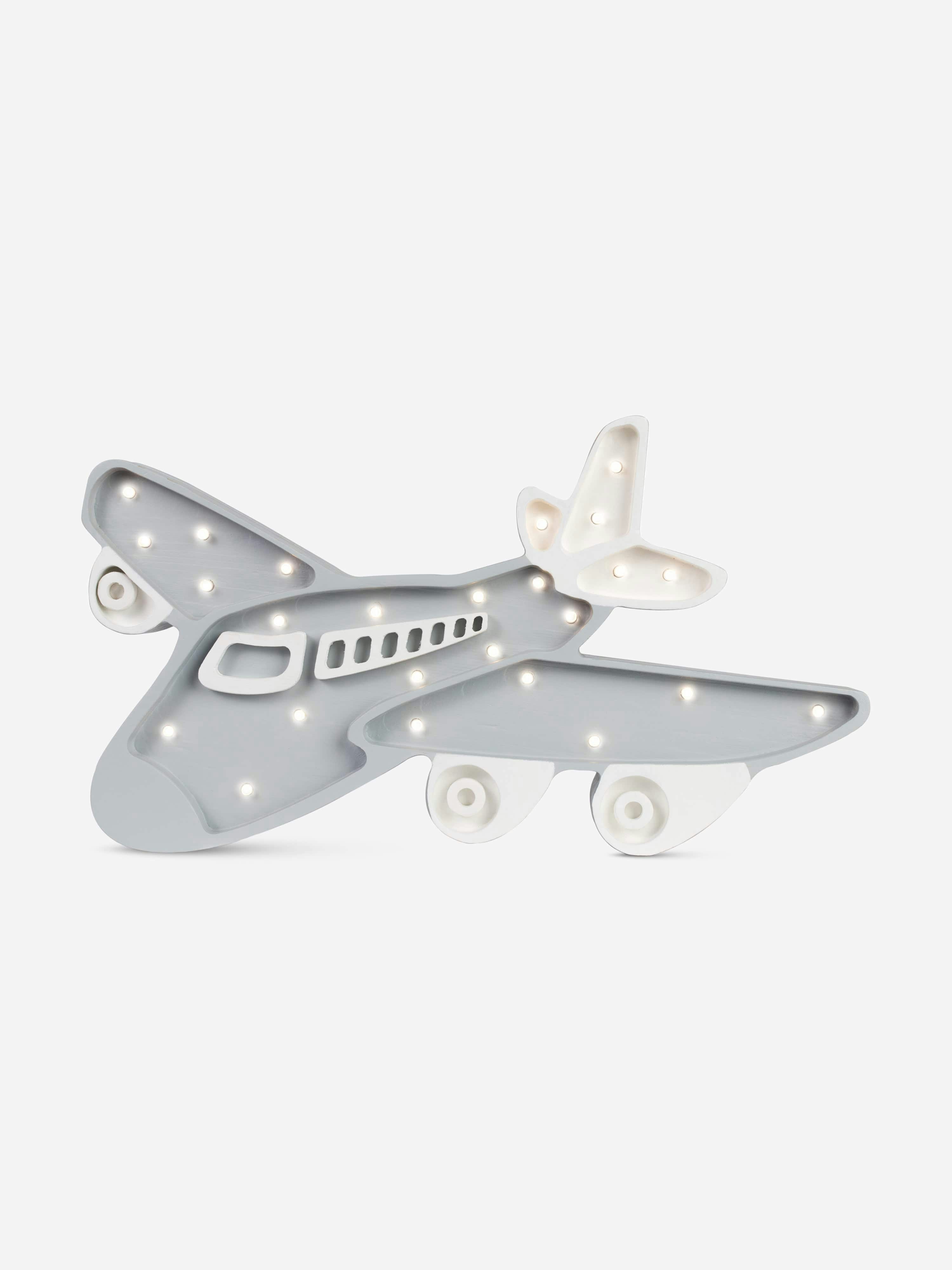 Rackhams Grey Plane Lamp In (21.5X39x5.5 Cm) - One Size