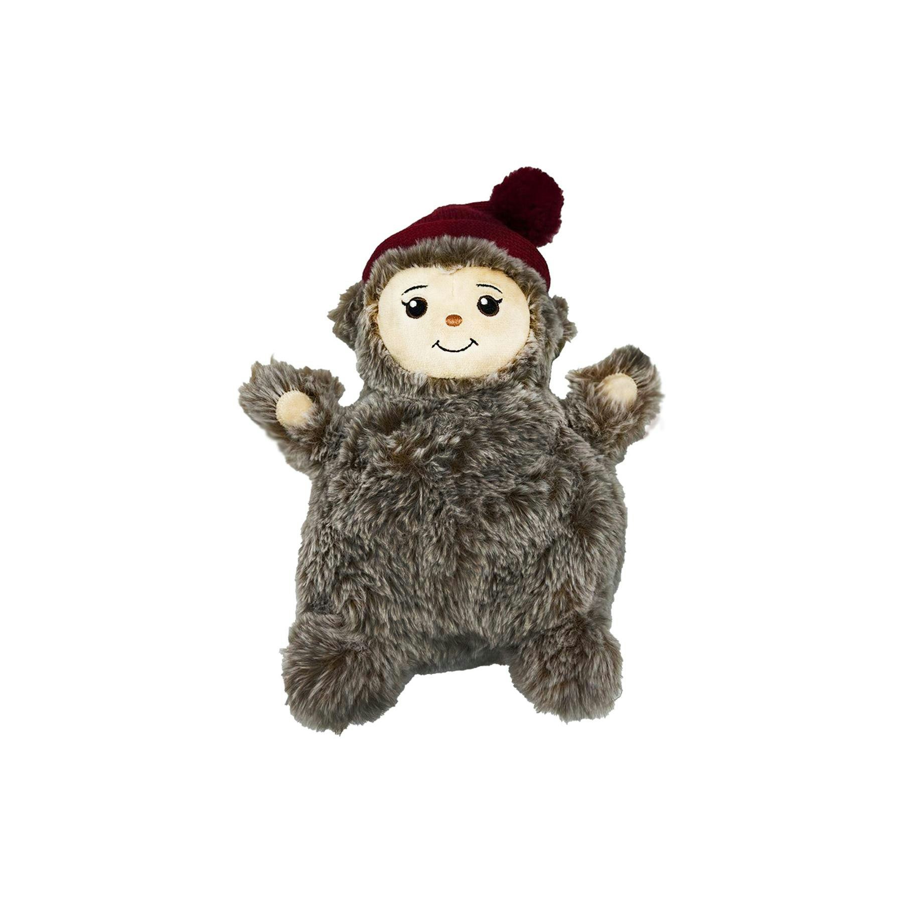 Boost Red/Brown Adorable Plush Larry The Lavea Teddy Bear With Stylish Hat Soft & Cuddly Toy - 3+ - Plush
