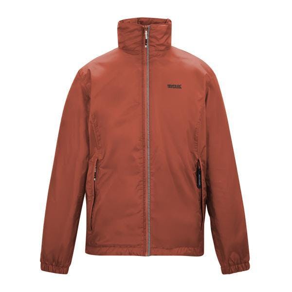 Regatta Men's Lyle Iv Waterproof Hooded Jacket - Brick - Xxl - Brick - 100% Polyamide