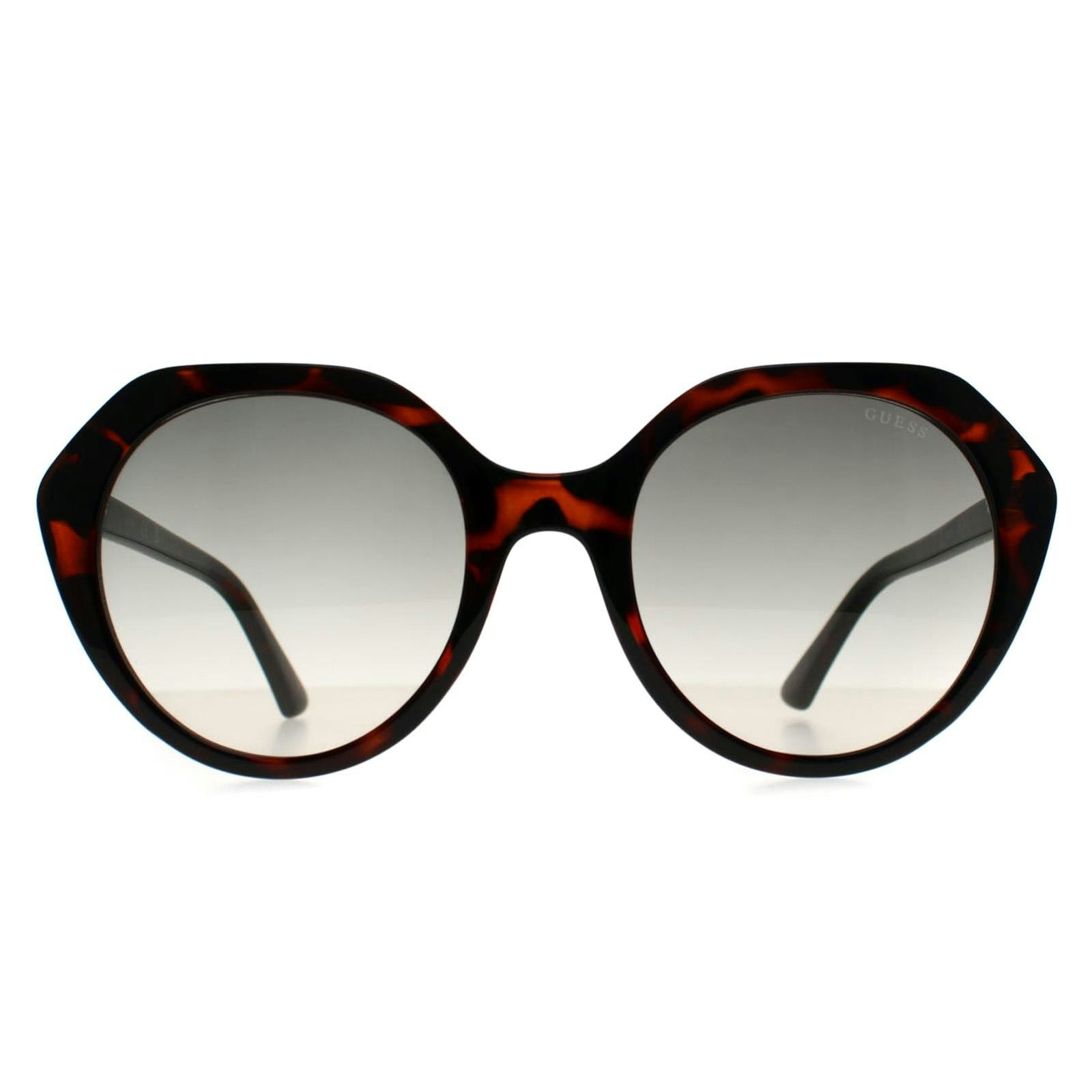 Guess Women's Dark Gf6201 Havana Sunglasses