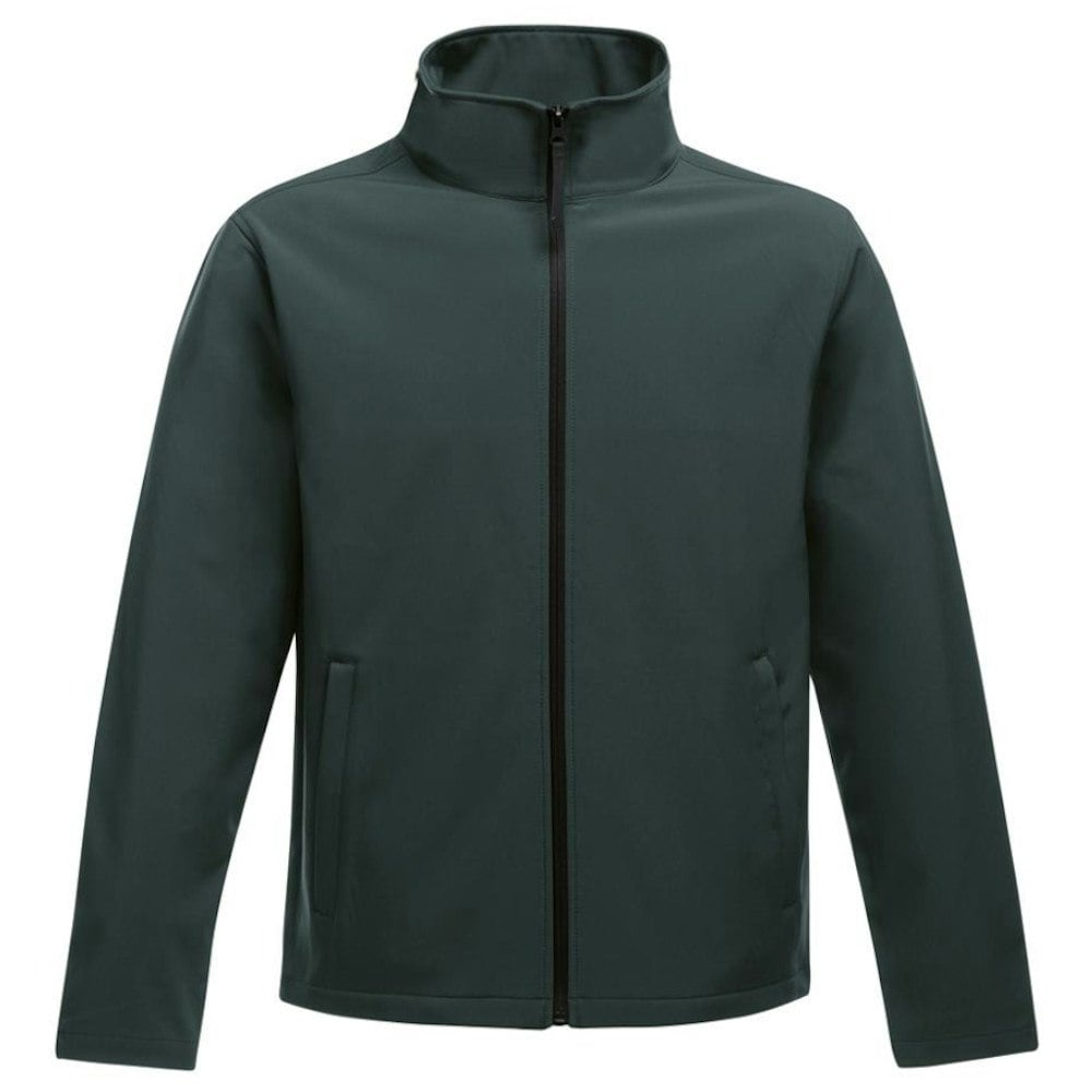 Regatta Men's Dark/Black Standout Ablaze Printable Soft Shell Jacket - Spruce/ - Spruce/ - 2XL