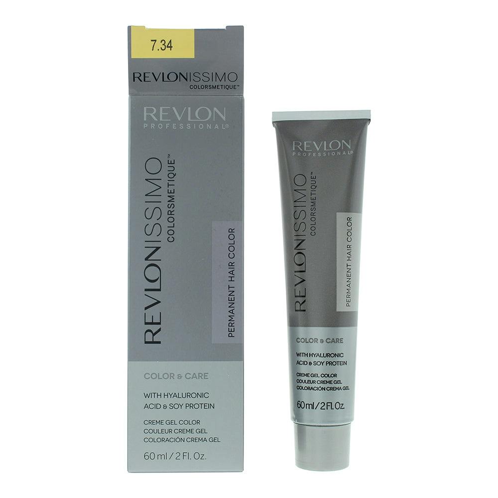 Revlon Women's Revlonissimo Colorsmetique 7.34 Coppery Blonde Hair Colour 60 Gold Medium - Image 6
