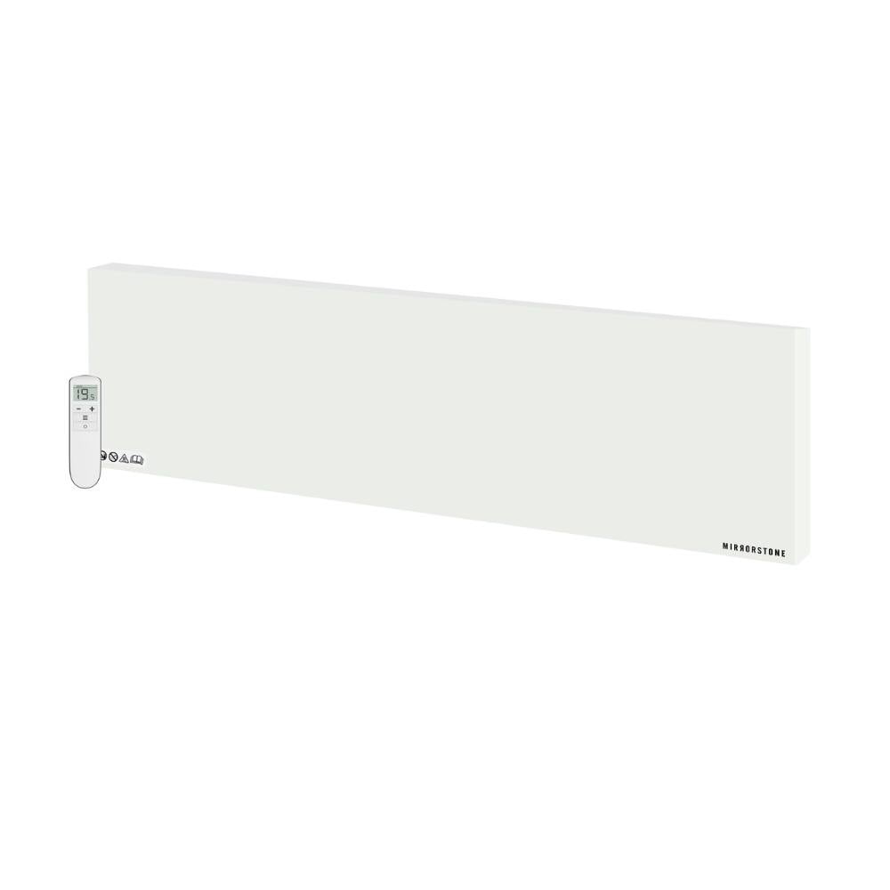 Mirrorstone Heating White Mirrorstone 550W Pro Infrared Heating Panel With Remote - Steel - 550