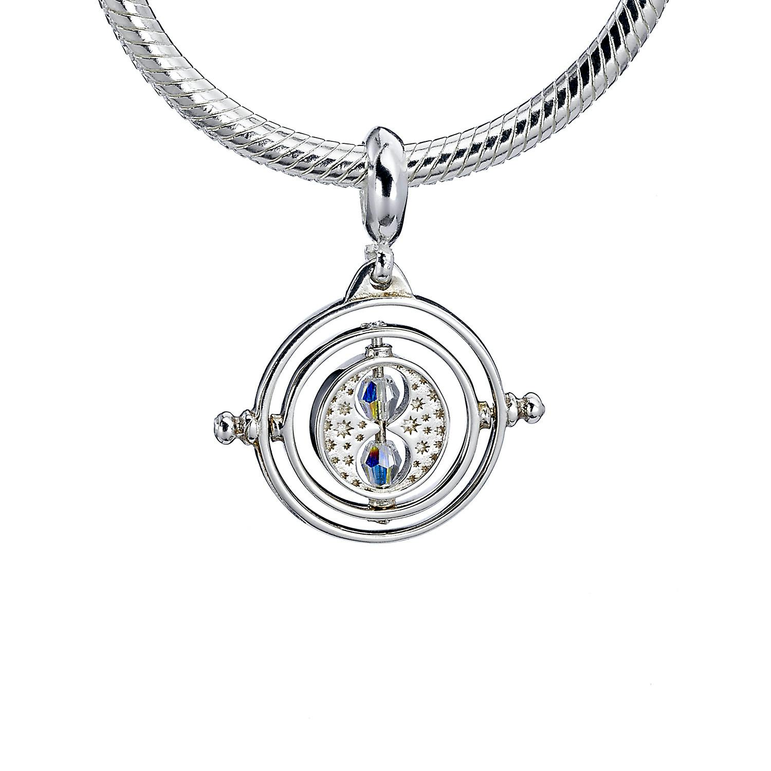 Harry Potter Girls Silver Sterling Time Turner Slider Charm With Crystal Elements – - Sterling / Copper - Image 3