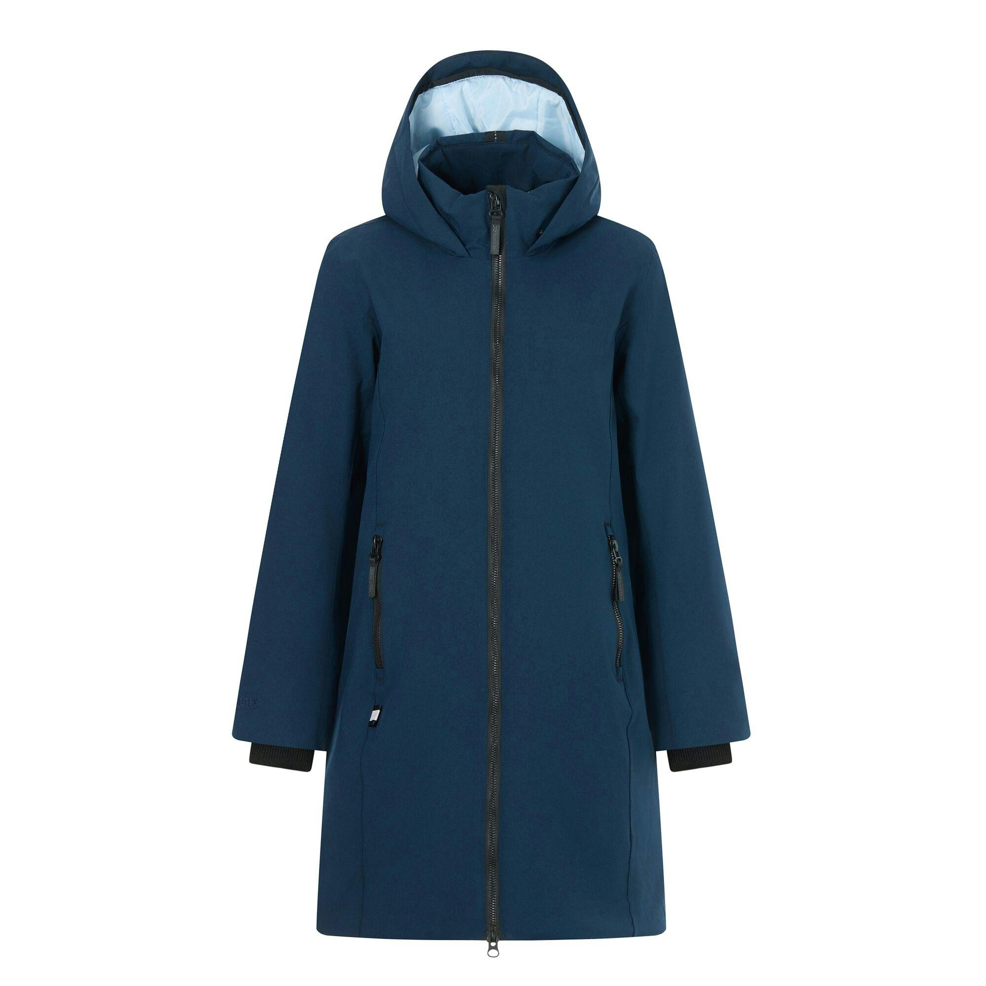 Regatta (14 Uk, Navy/Skyway) Womens/Ladies Marron Waterproof Insulated Jacket - Image 2