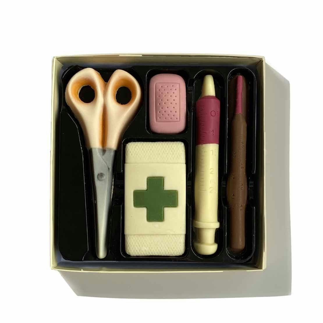 Choc On Choc White/Dark Chocolate Medical Kit