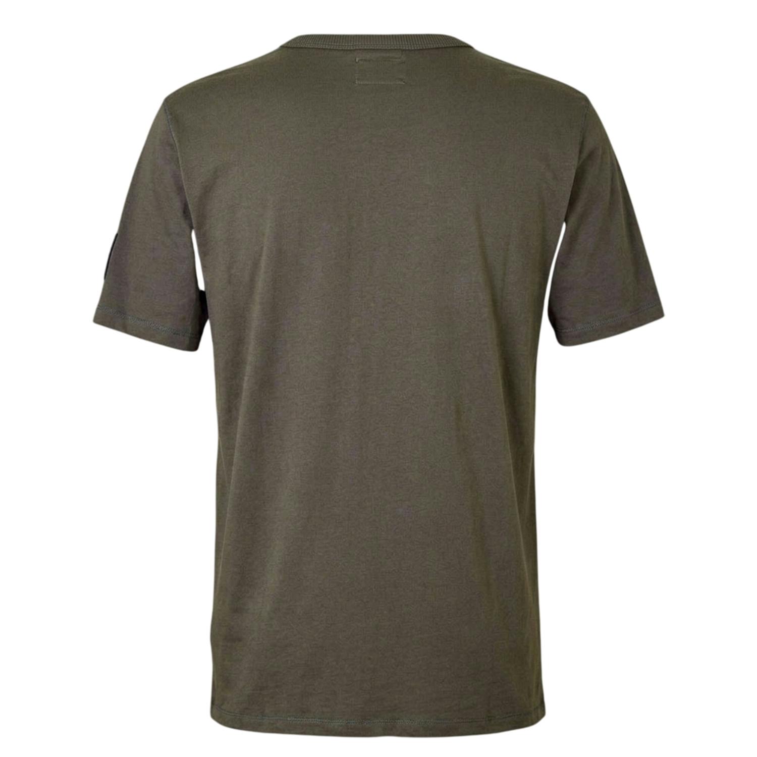 Calvin Klein Men's Badge Crew Neck Regular T-Shirt - Beluga - Xxl - Beluga - 100% Cotton
