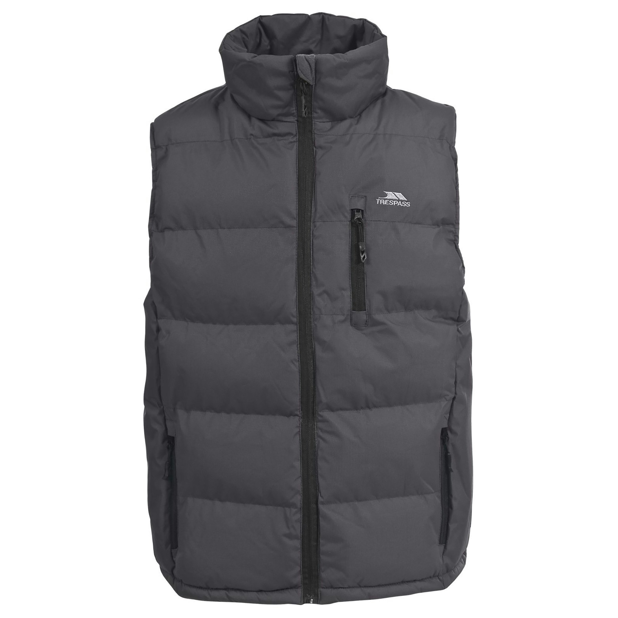 Trespass Men's Clasp Padded Gilet/Bodywarmer - Flint - Flint - Small