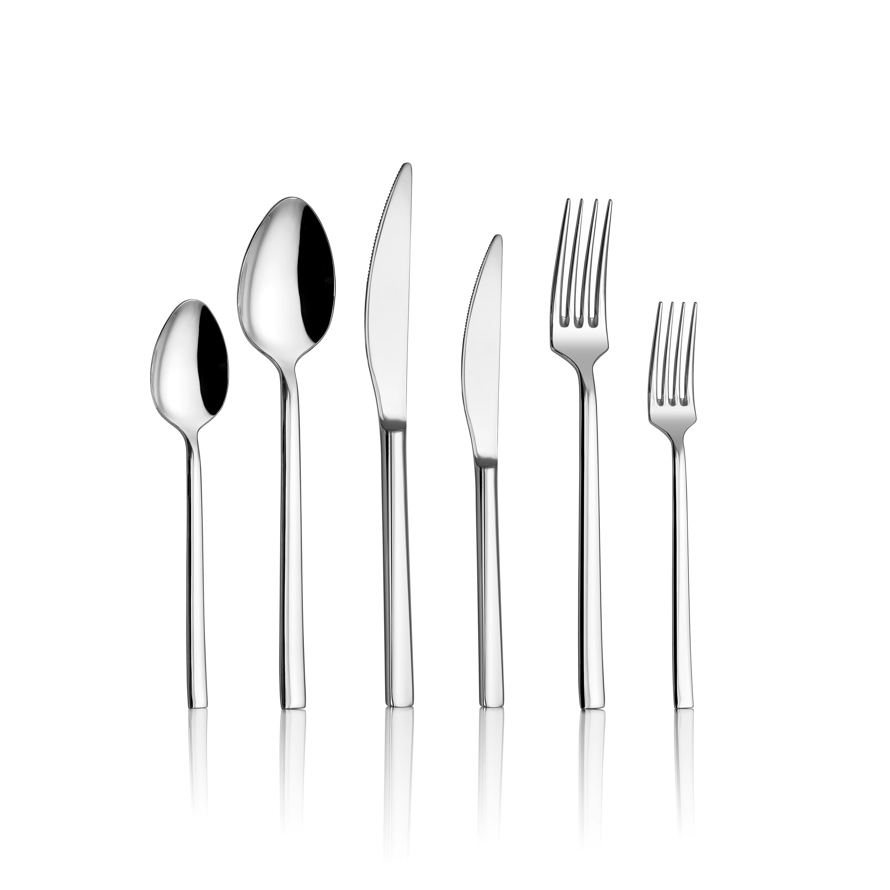 Rozi Pirlanta Collection 24-Piece Cutlery Set (For 4 People)