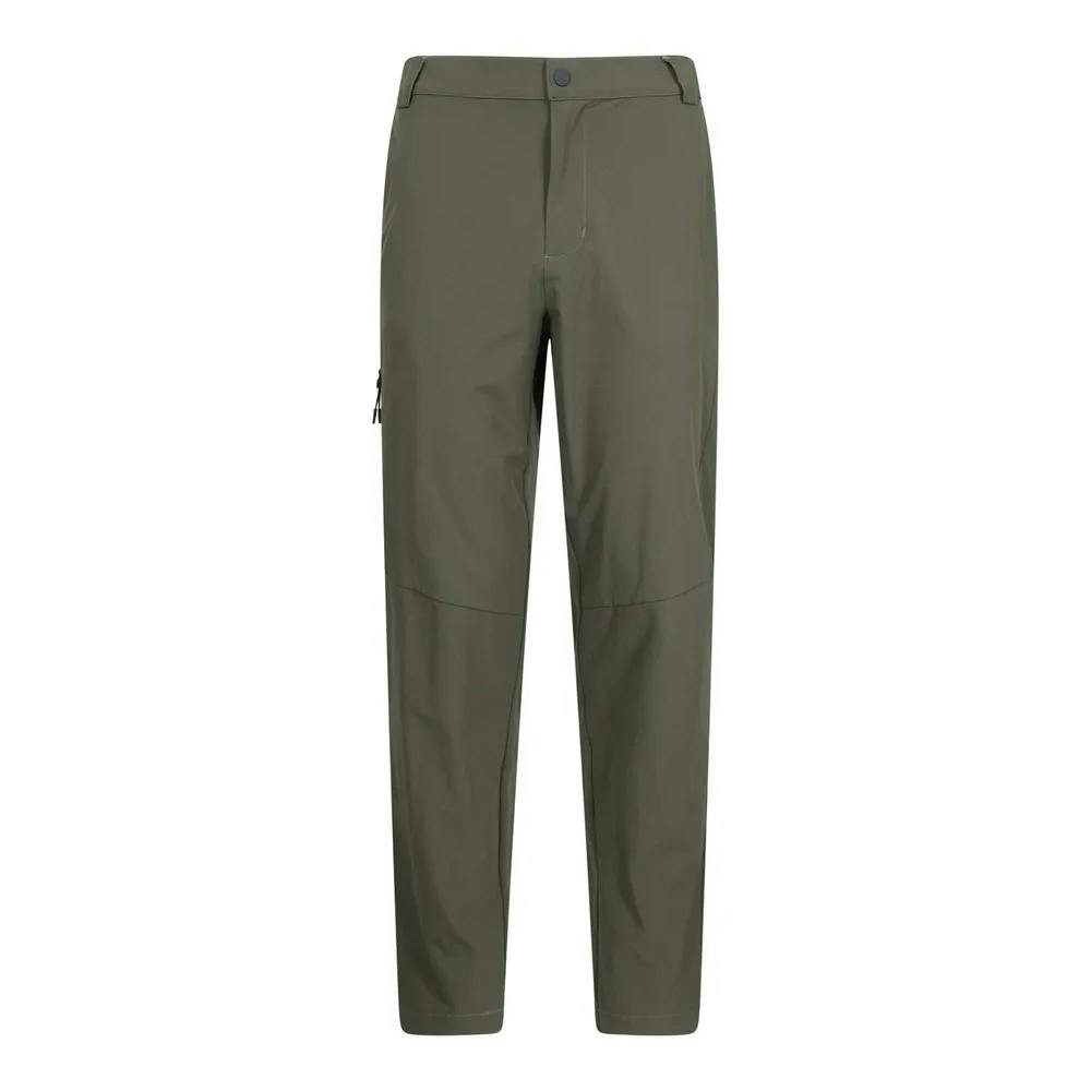Mountain Warehouse Men's Green Wander Packaway Trousers - Khaki - Khaki - 28R - 100% Mixed