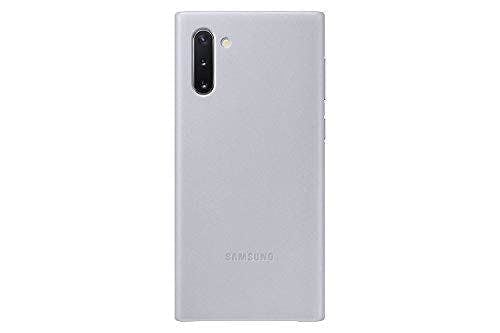Genuine Samsung Leather Case Cover for Samsung Galaxy Note10/Note10 5G - Silver - Image 4