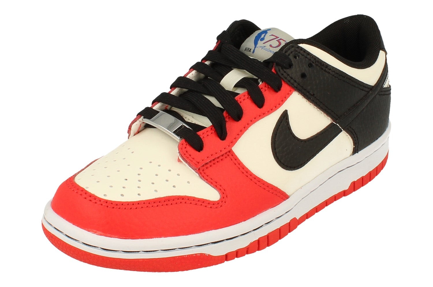 Nike Black/Red Dunk Low Gs Trainers Do6288 100 - Uk 3.5 | Us 4Y | Eu 36